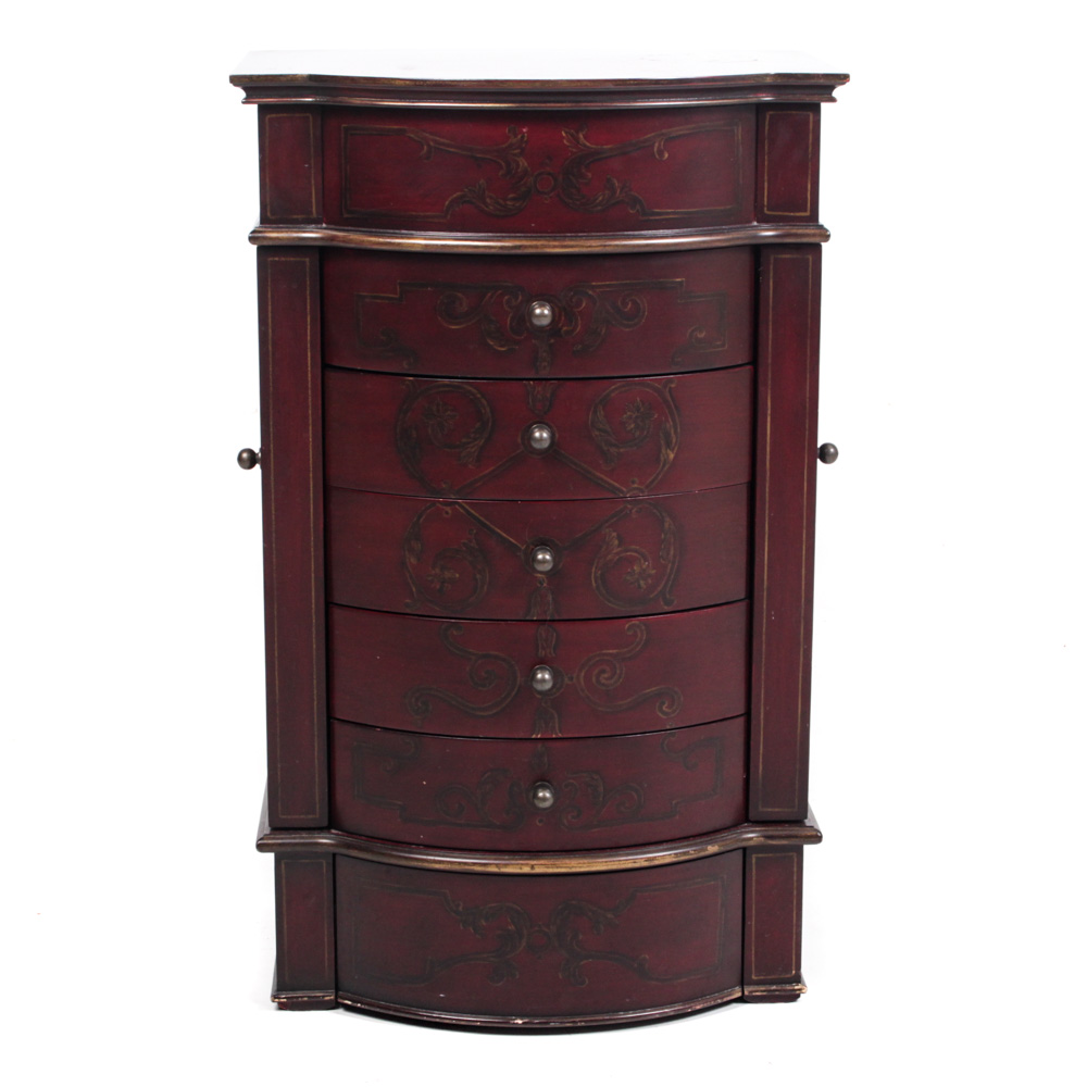 Wood Jewelry Armoire
