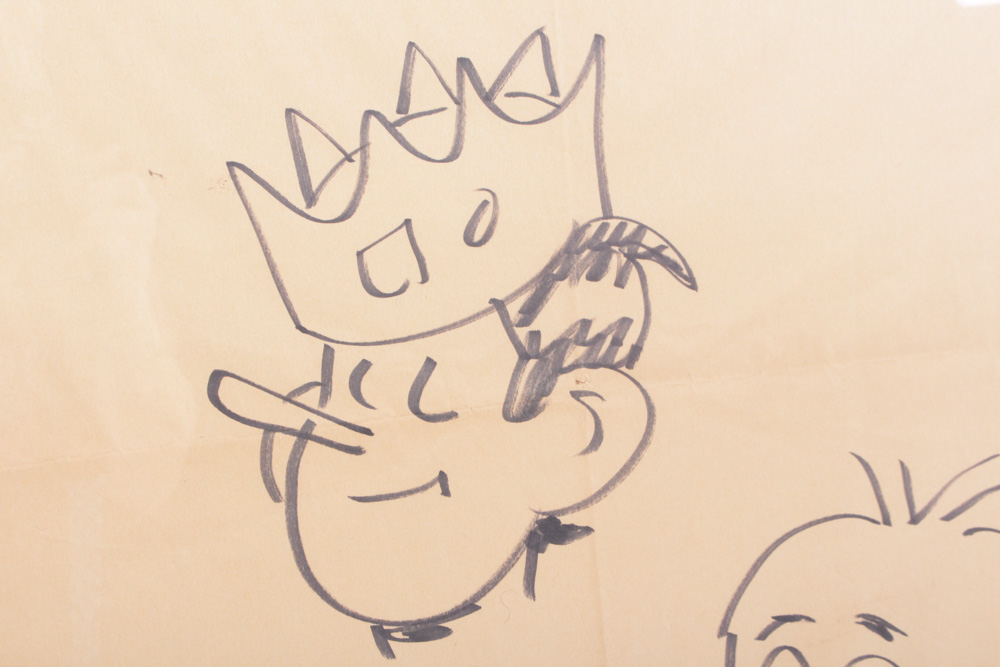 Original Al Hartley Caricature Drawing