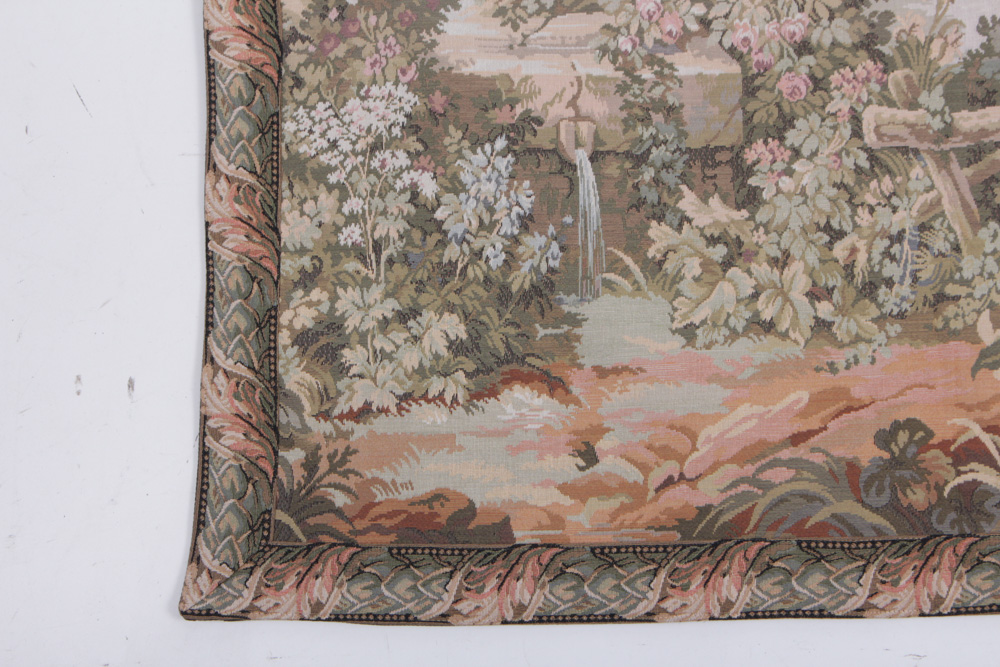 Pastoral Scene Woven Tapestry