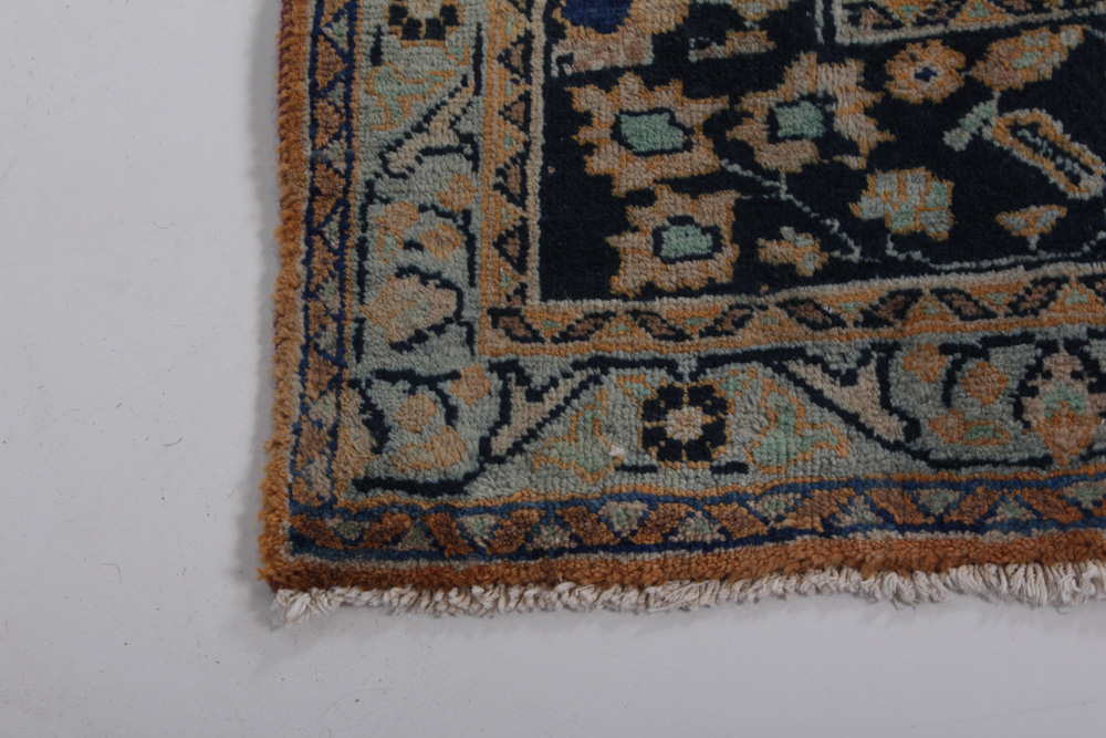 Vintage Hand-Knotted Indo-Persian Tabriz Room Size Rug