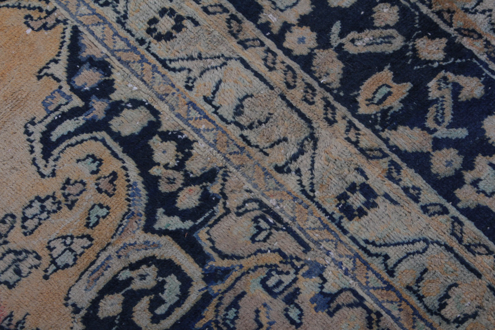 Vintage Hand-Knotted Indo-Persian Tabriz Room Size Rug