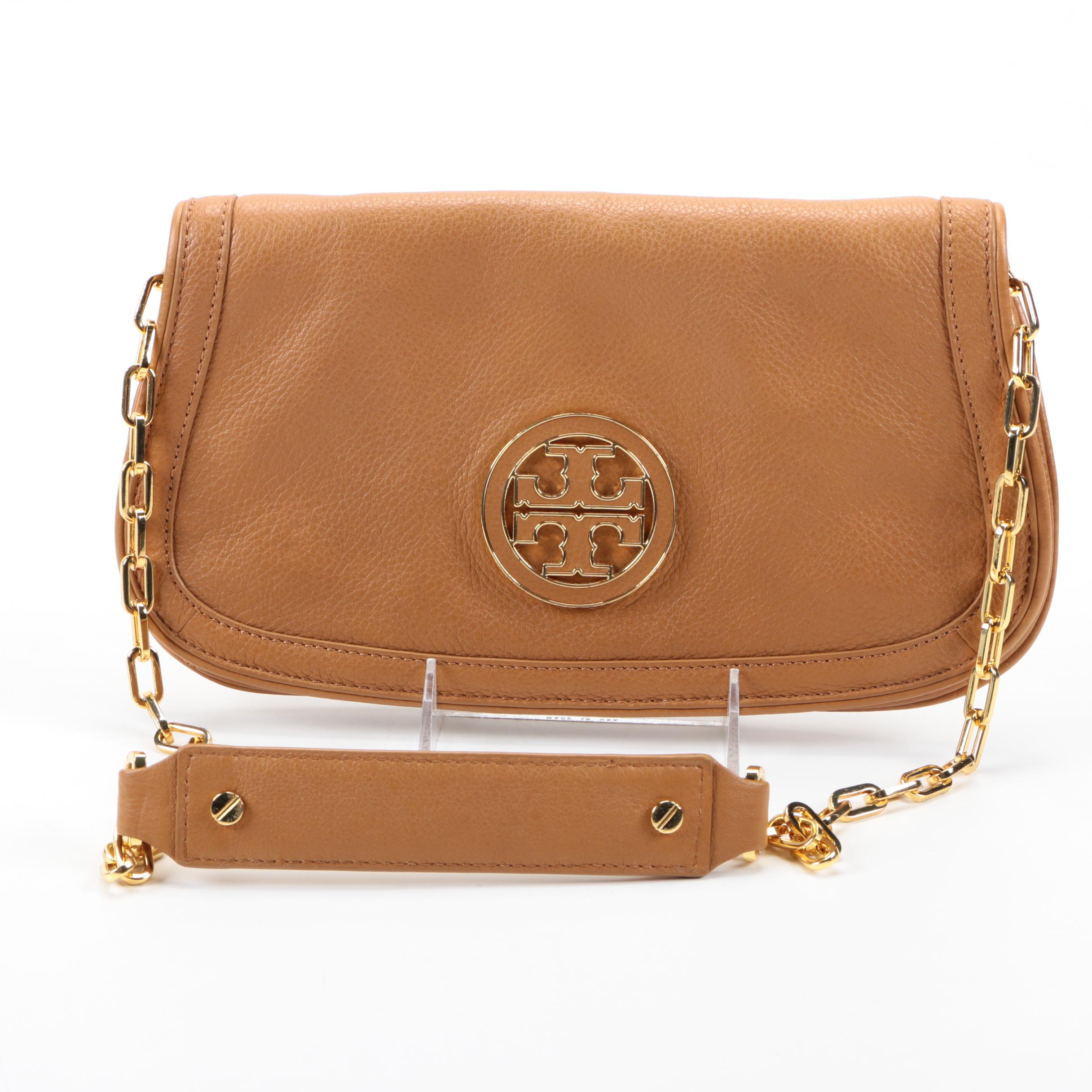 Tory Burch Amanda Logo Clutch