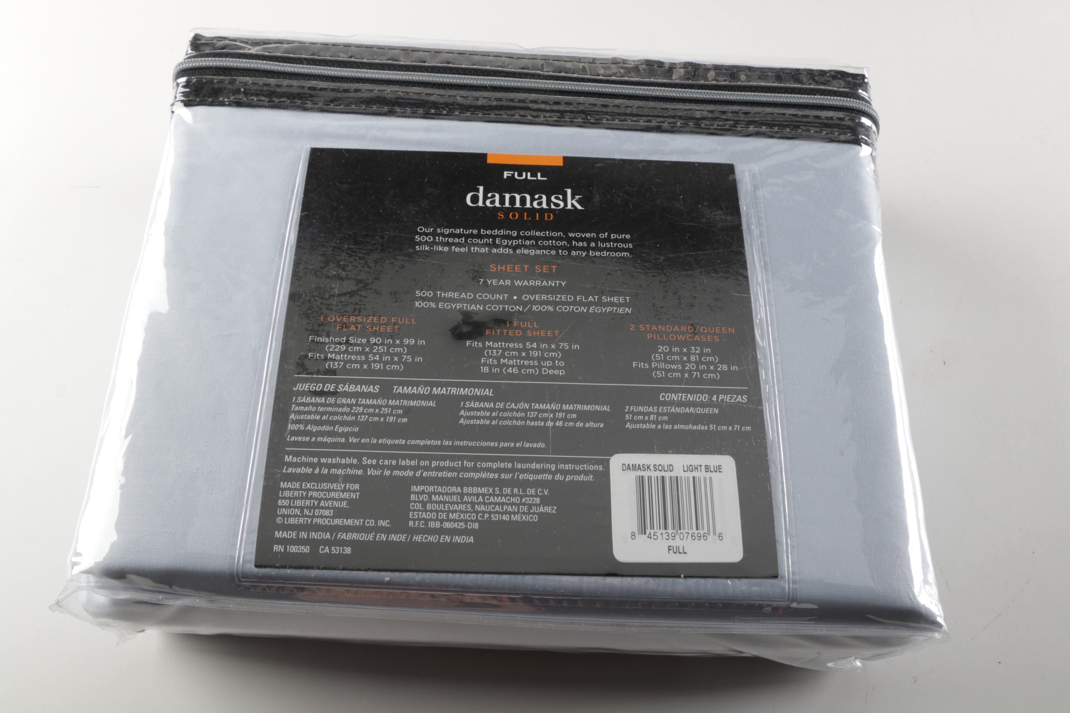 Damask Sheet Sets and Wamsutta Blanket