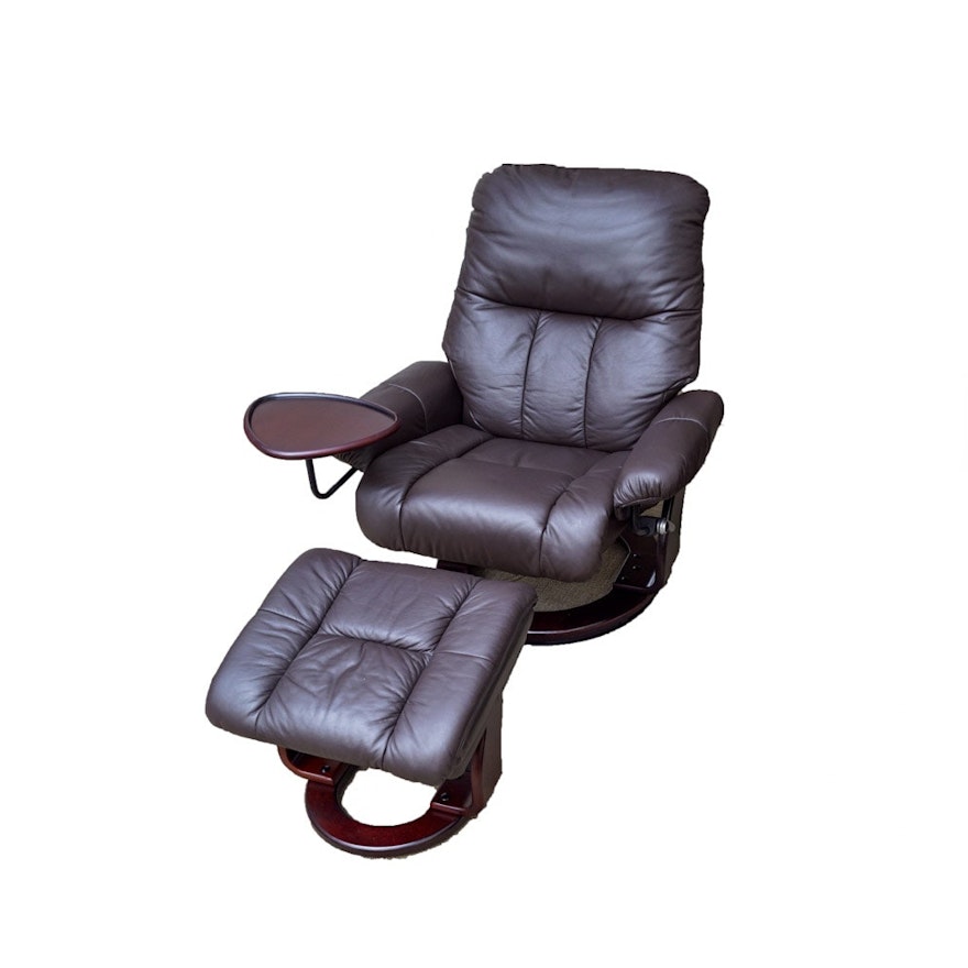 Benchmaster Swivel Rocker Easy Chair and Ottoman