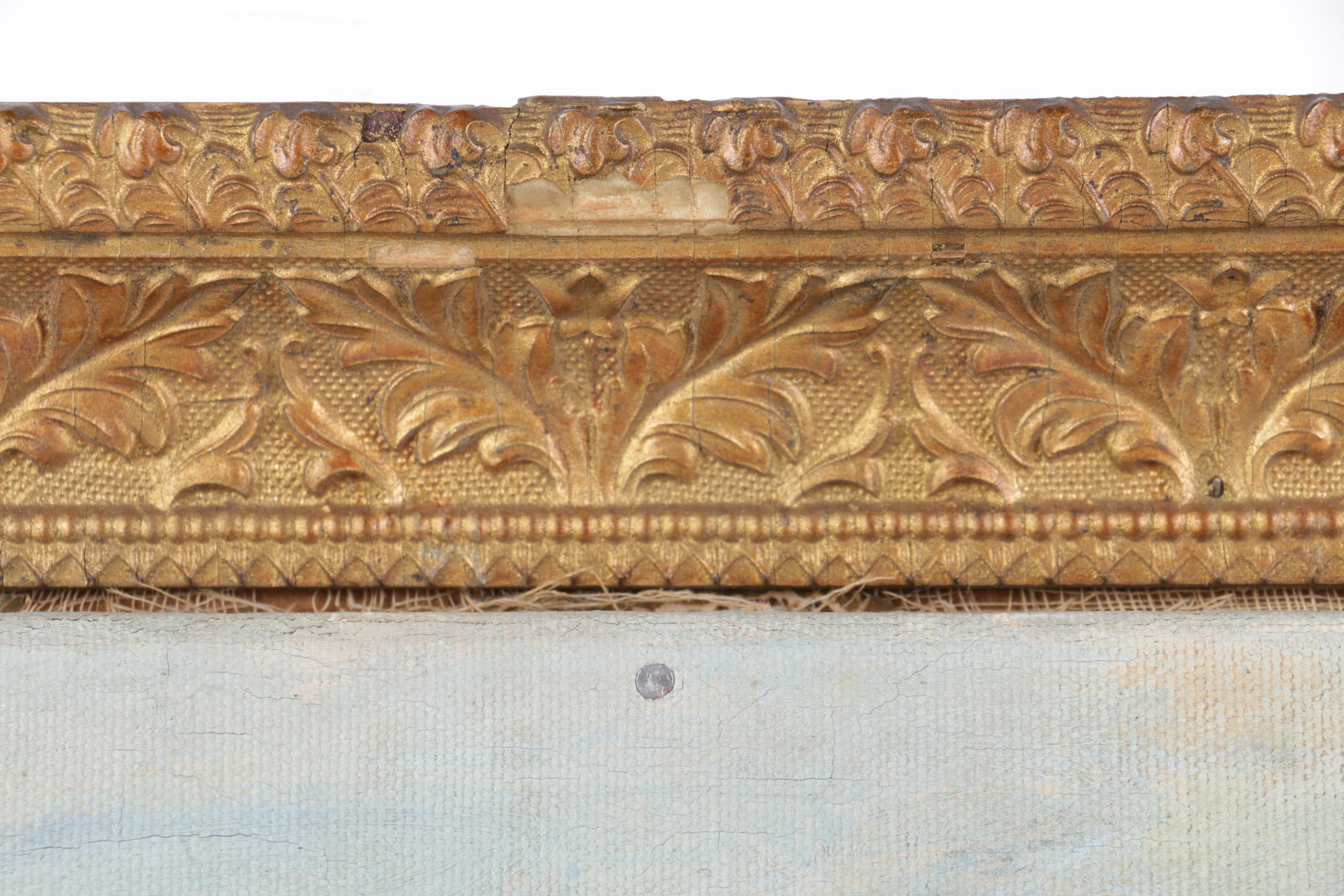 Oil Painting on Canvas of Multi-Masted Ship