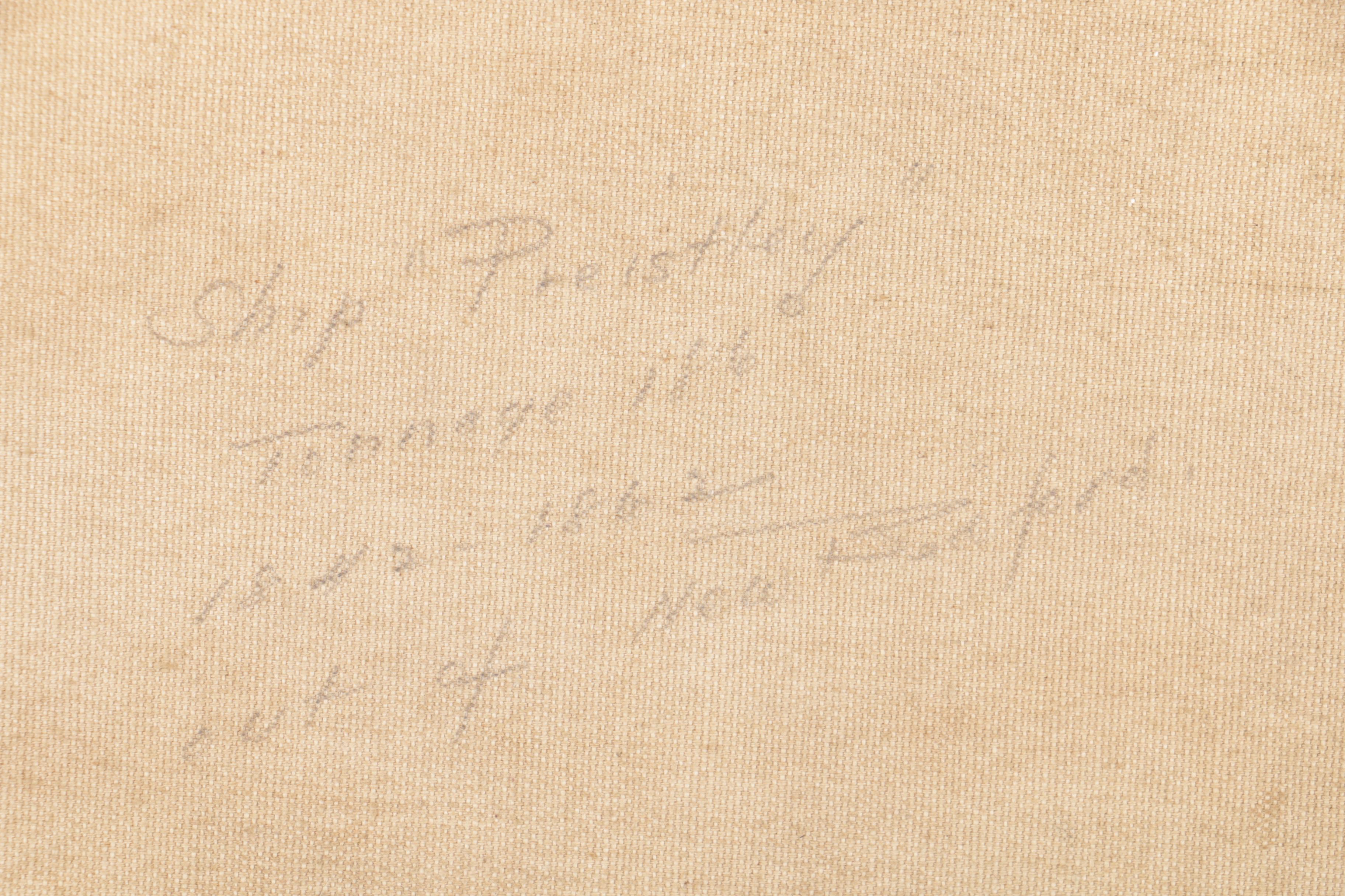 Oil Painting on Canvas of Multi-Masted Ship