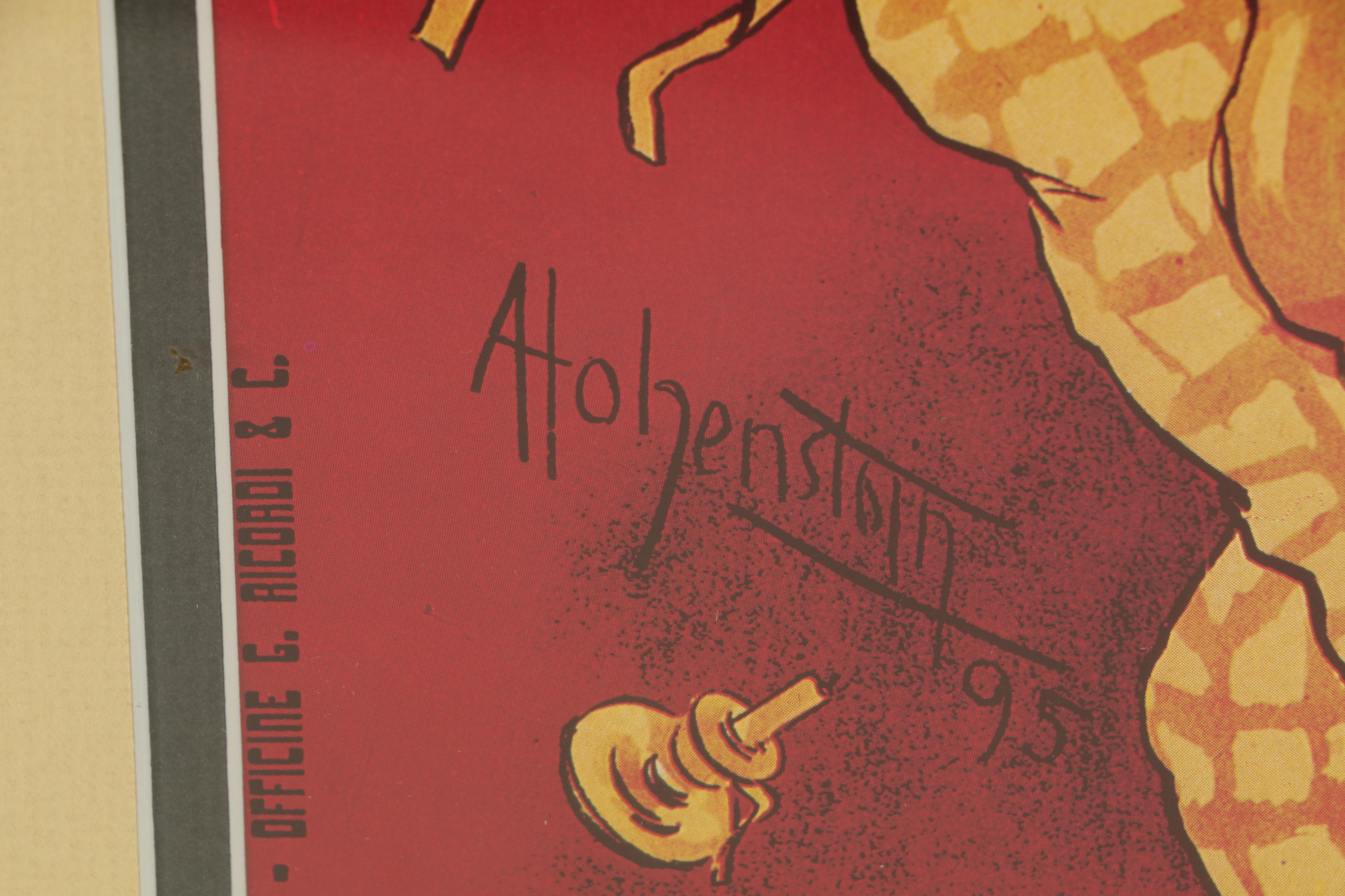 Reproduction Poster After Adolpho Hohenstein "La Boheme"