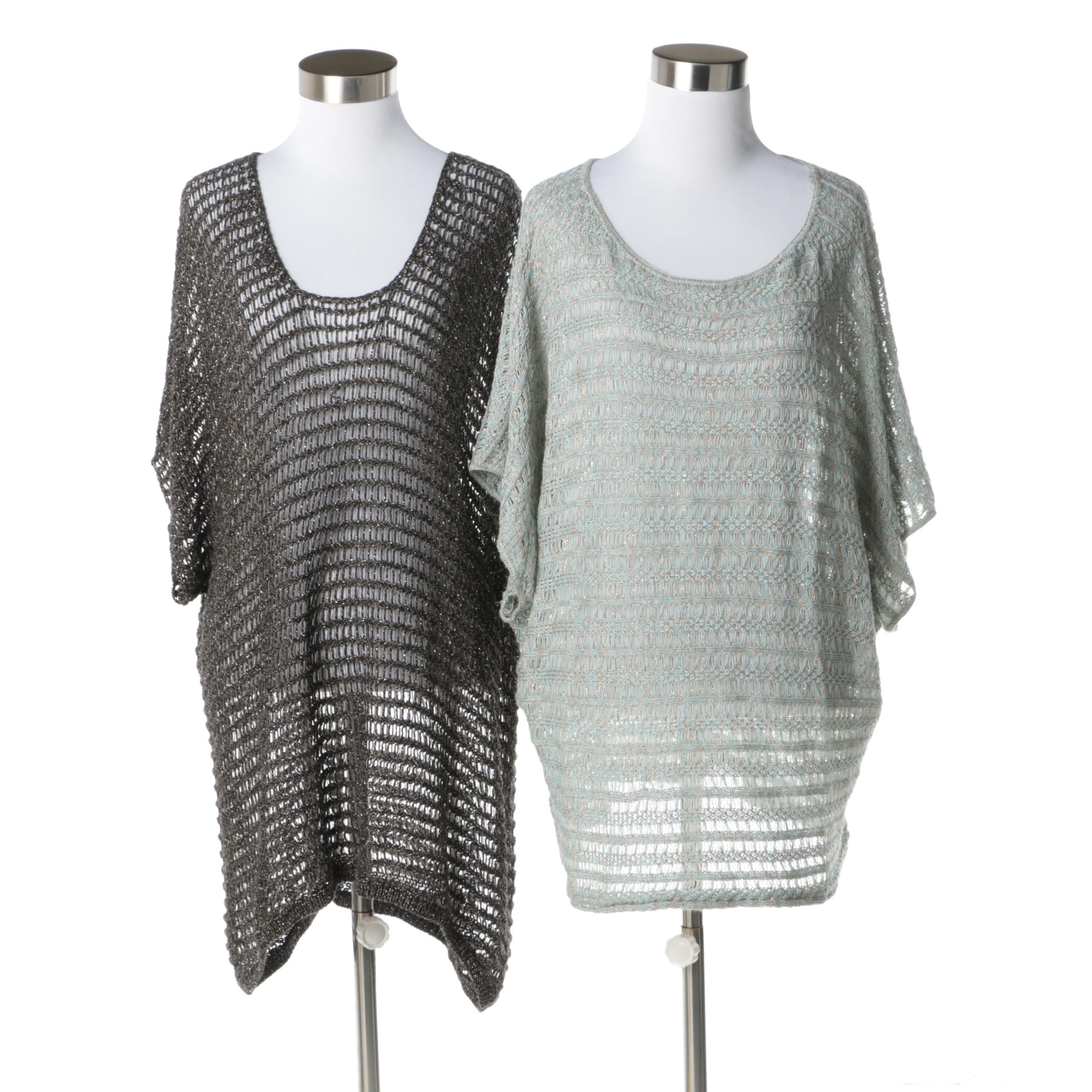 Pair of Women's Open Knit Sweaters
