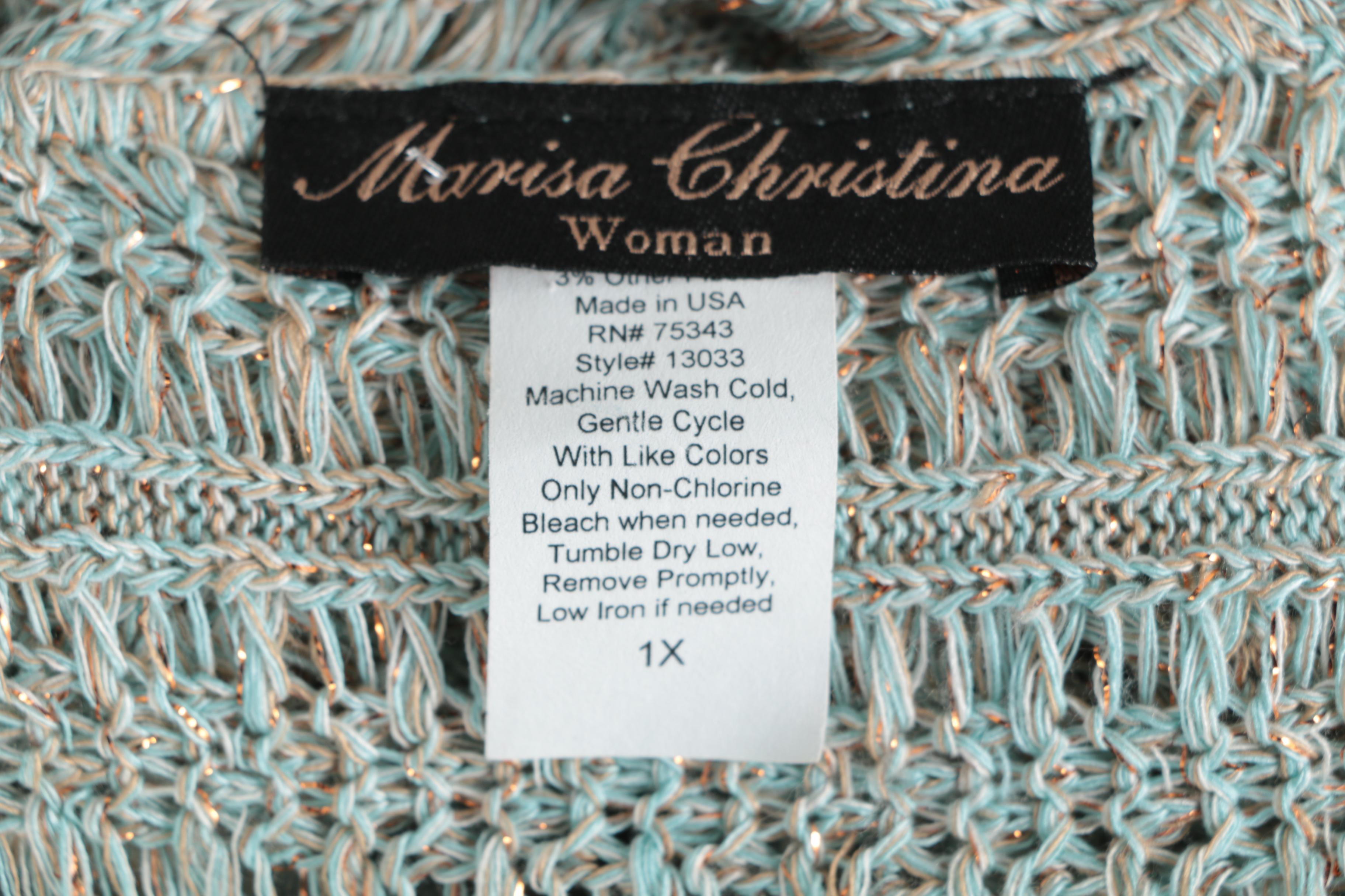 Pair of Women's Open Knit Sweaters