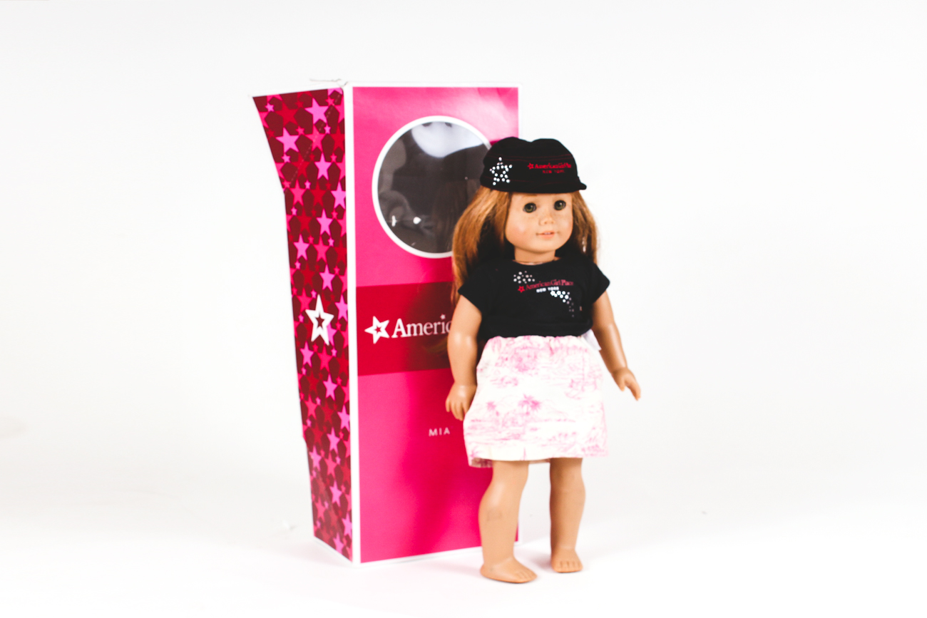 American Girl Doll "Mia" with Doll Clothing Collection