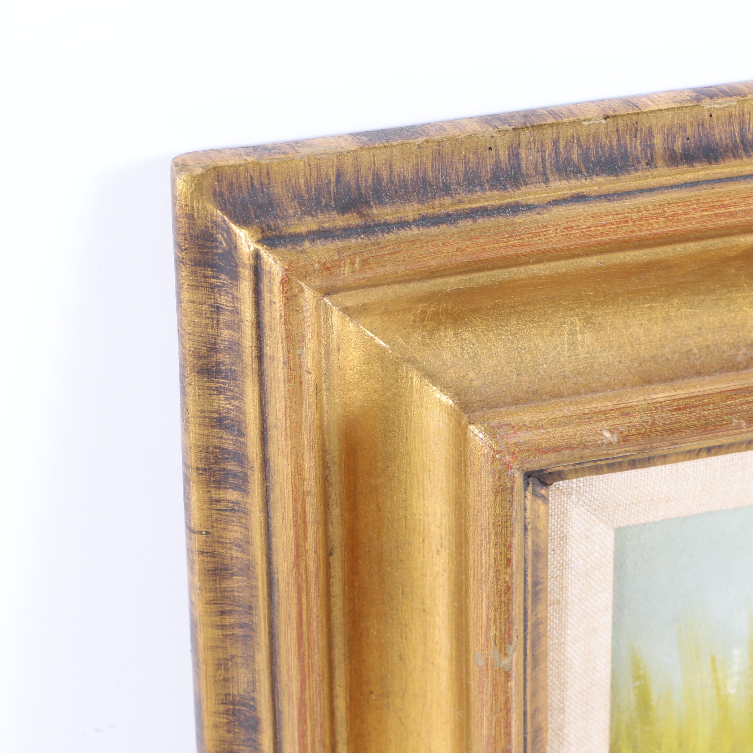 1960s Ray Oil Painting of a Little Girl