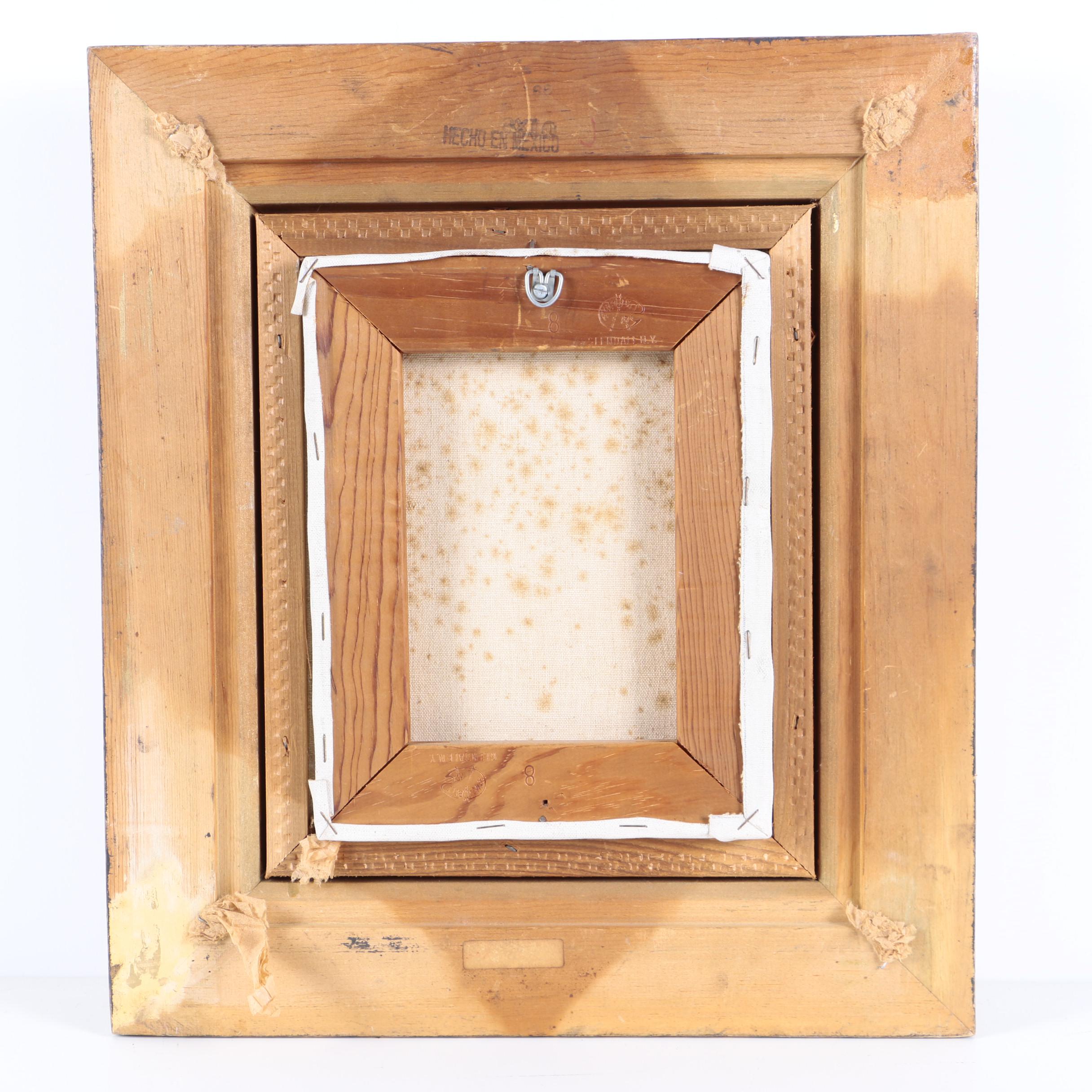 1960s Ray Oil Painting of a Little Girl