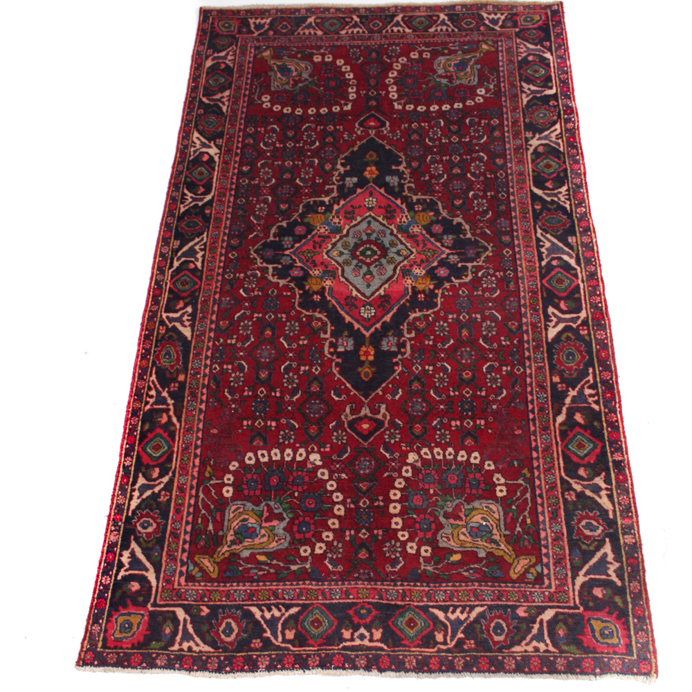Hand-Knotted Persian Area Rug