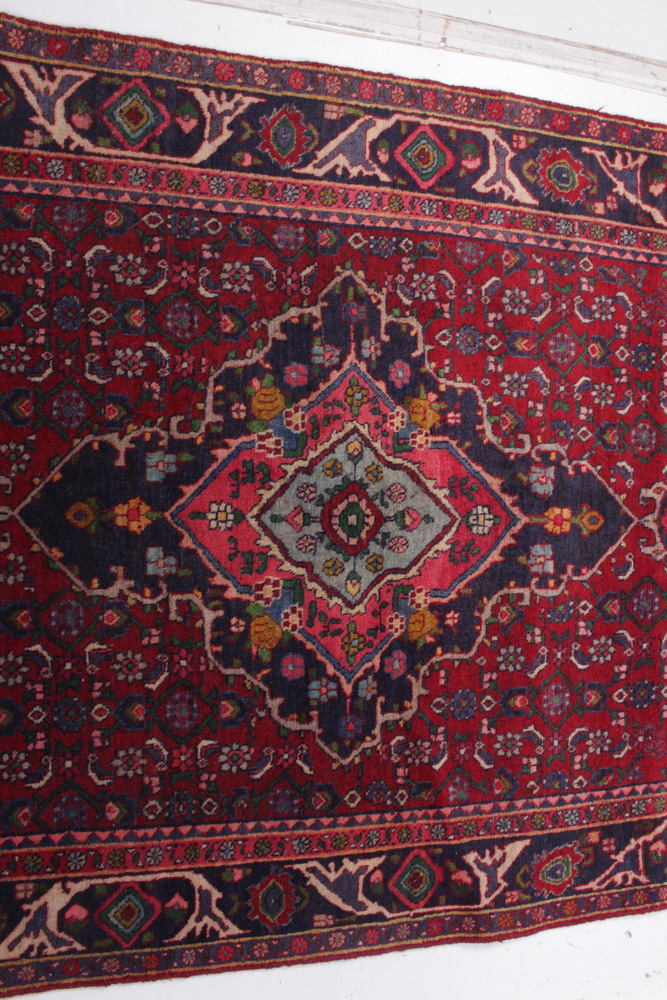 Hand-Knotted Persian Area Rug