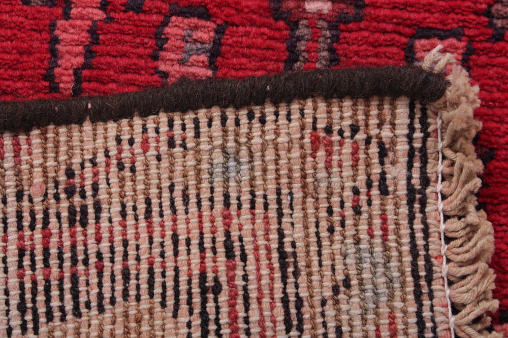 Hand-Knotted Vintage Persian Sarouk Runner