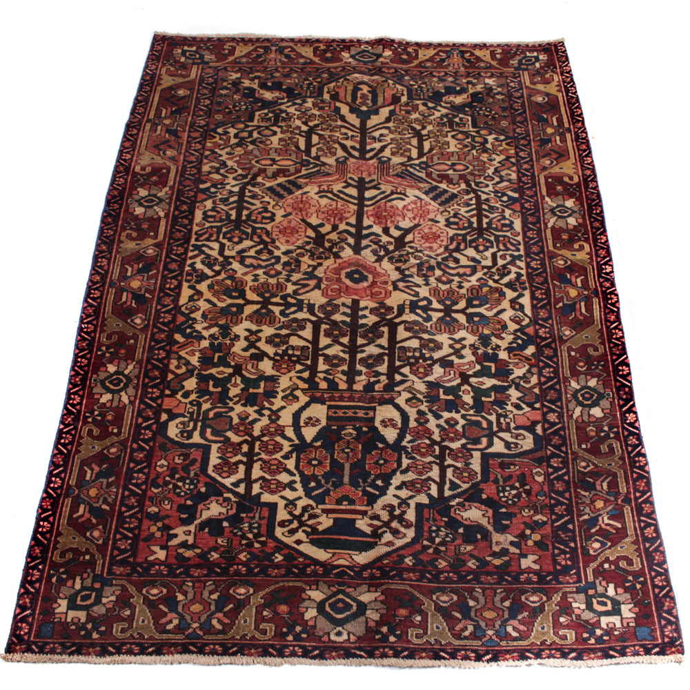 Hand-Knotted Persian Caucasian Area Rug