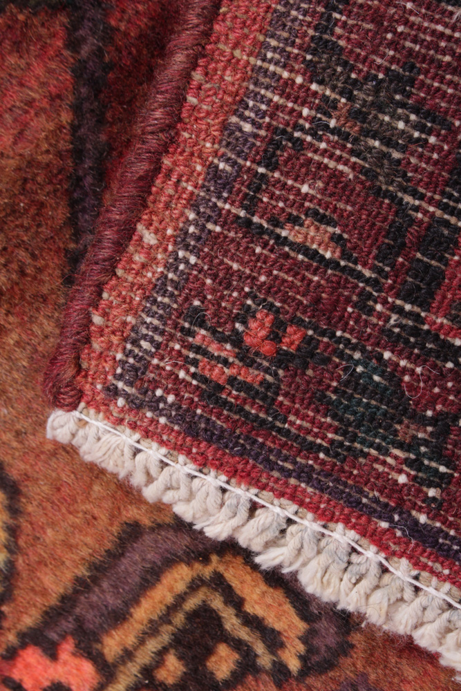 Semi-Antique Hand-Knotted Persian Zanjan Area Rug