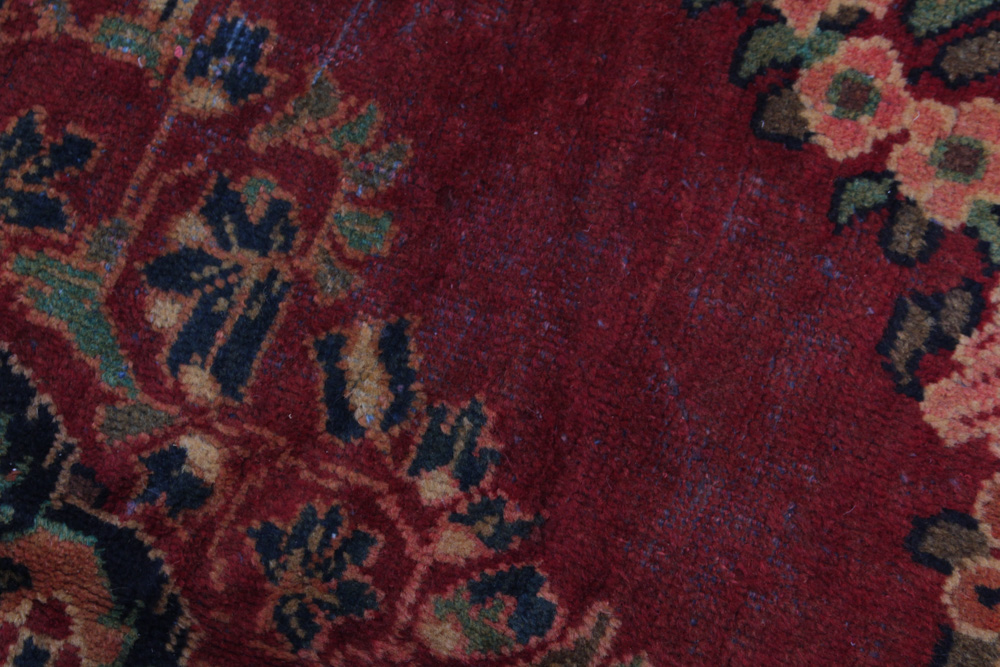 Semi-Antique Persian Mahal Area Rug