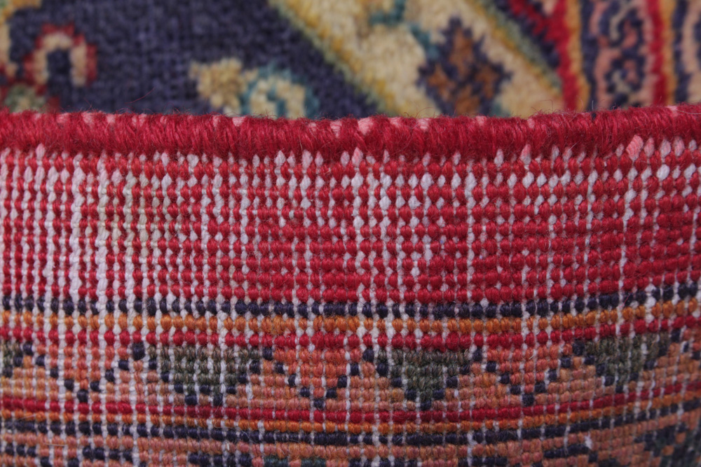 Semi-Antique Hand-Knotted Persian Tabriz Accent Rug