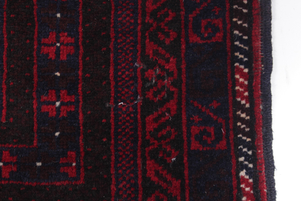 Semi-Antique Persian Baluch Prayer Rug