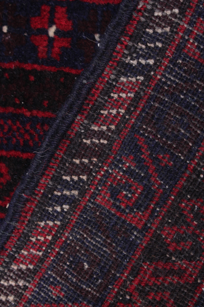 Semi-Antique Persian Baluch Prayer Rug