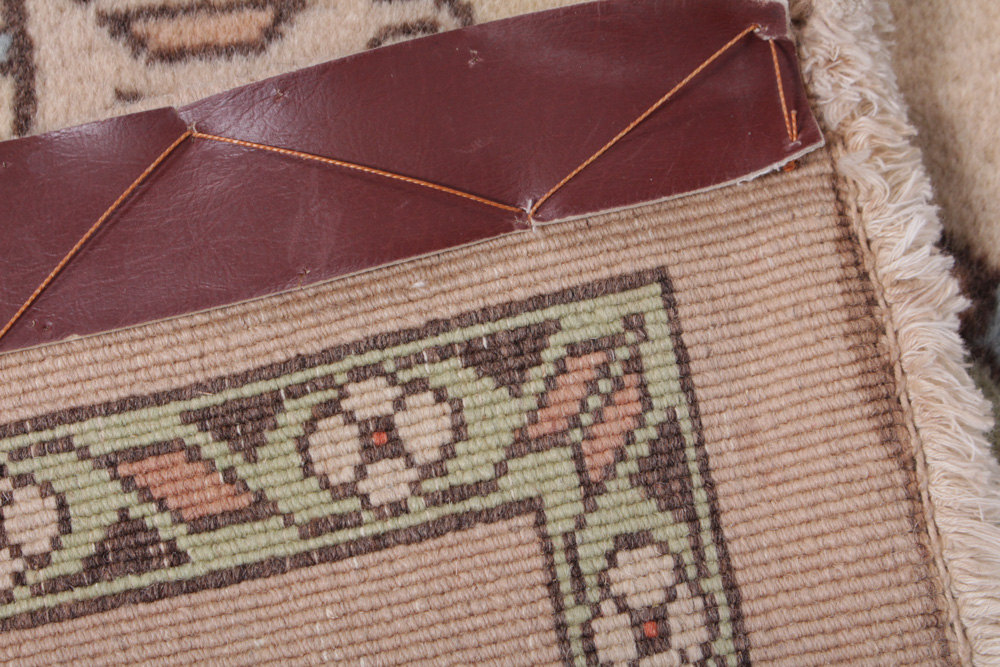 Hand-Knotted Persian Heriz Area Rug