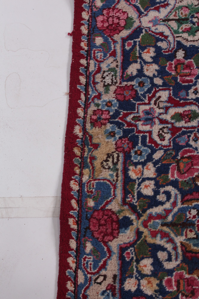 Hand-Knotted Persian Kerman Area Rug