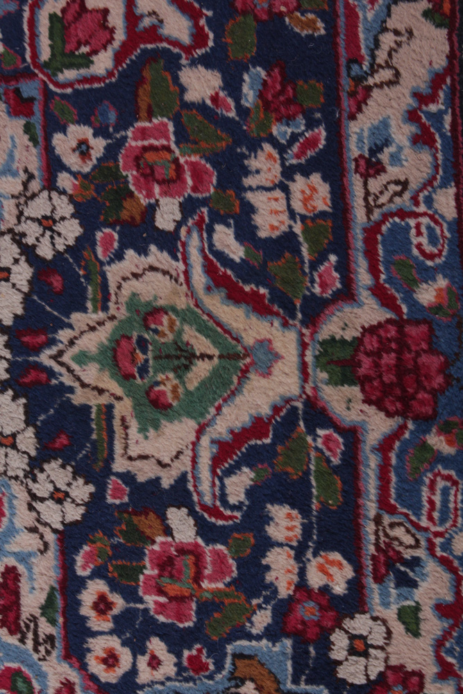 Hand-Knotted Persian Kerman Area Rug