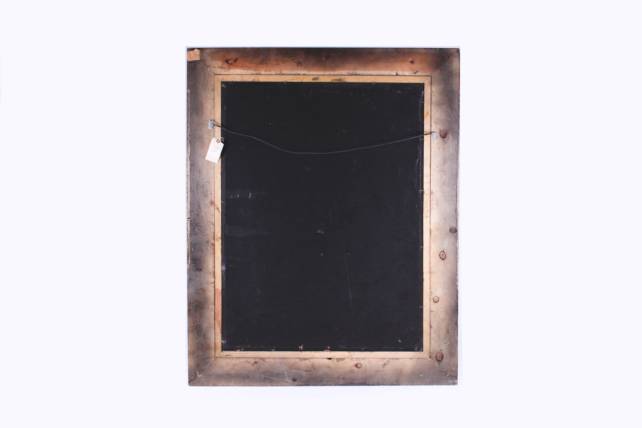 Oil on Canvas Painting of Lounging Greyhounds