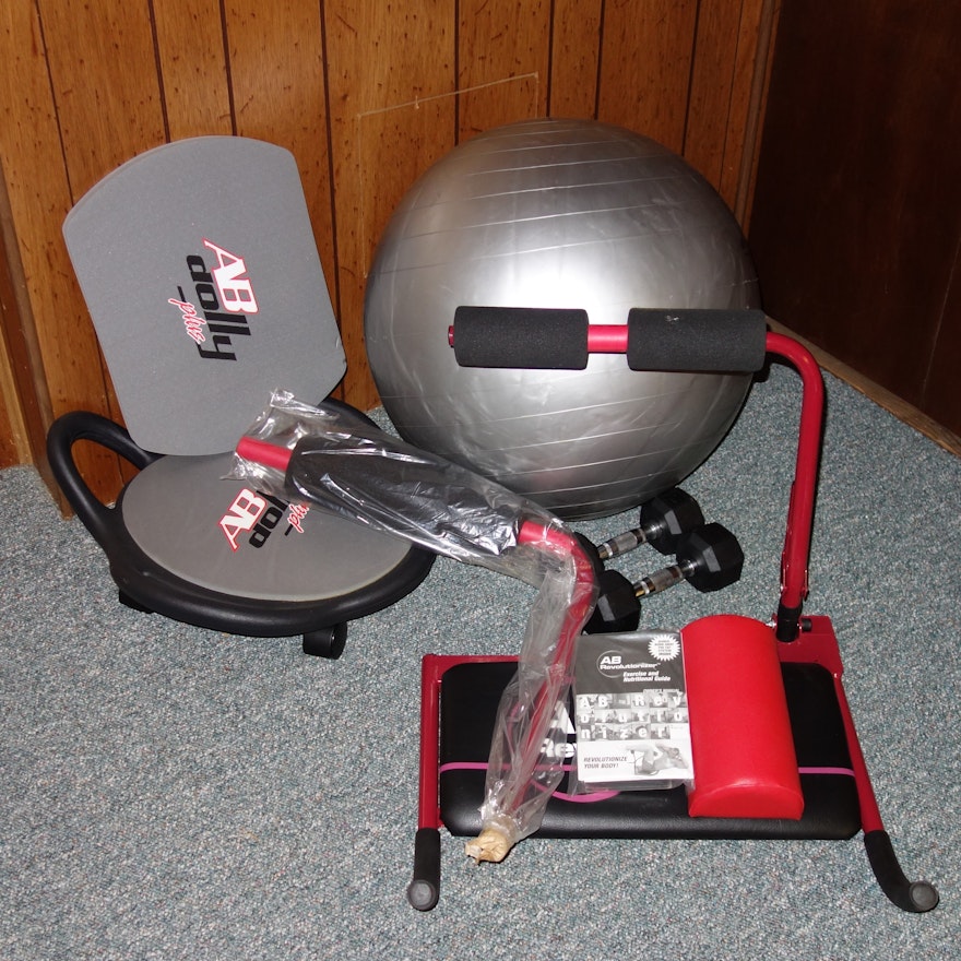 Thera Band Exercise Ball & Ab Exercise Equipment