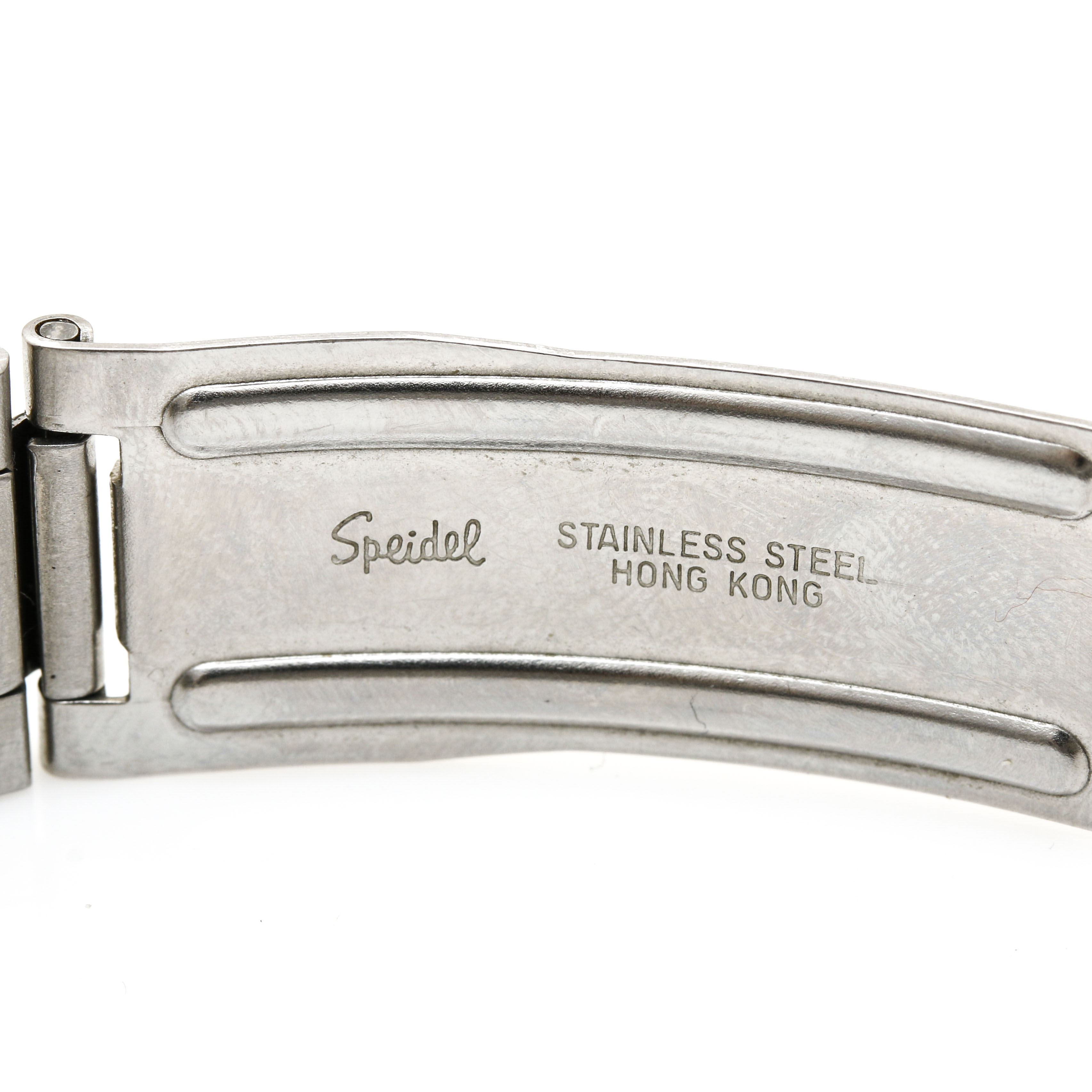 Bucherer Chronograph Blue Dial Stainless Steel Link Watch