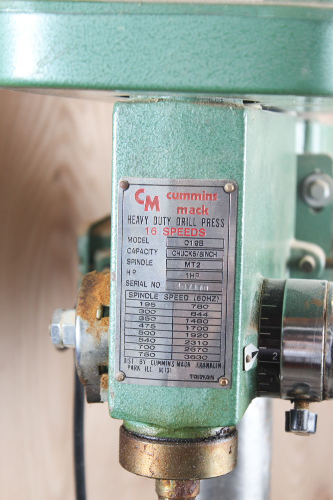 Cummins Mack Heavy Duty Drill Press