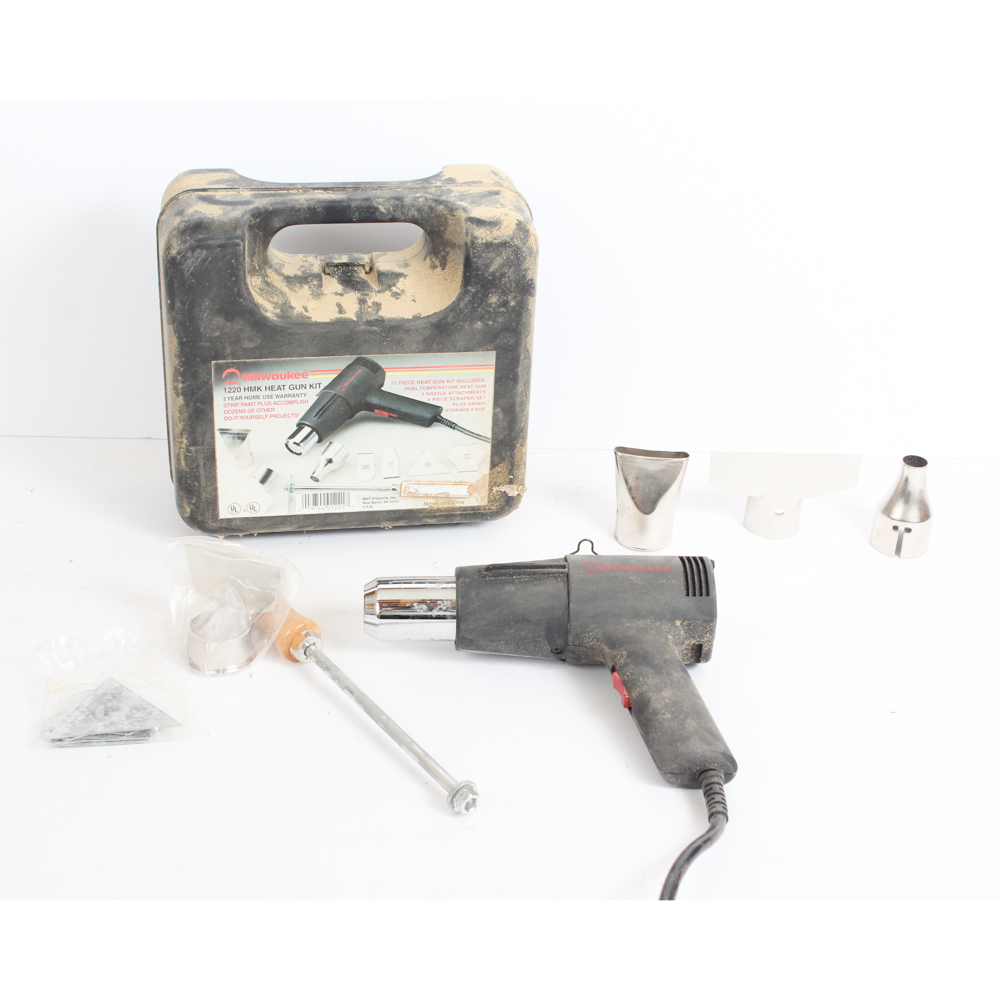 Milwaukee 1220 HMK Heat Gun Kit