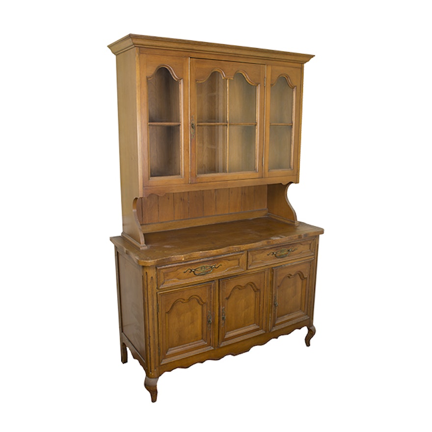 Maple Step-Back Cabinet by J.B. Van Sciver Co.