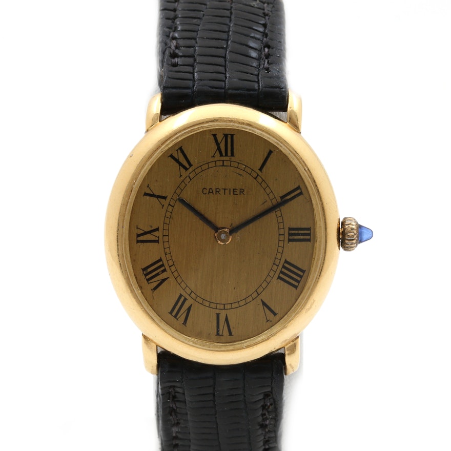 Cartier 18K Yellow Gold Wristwatch