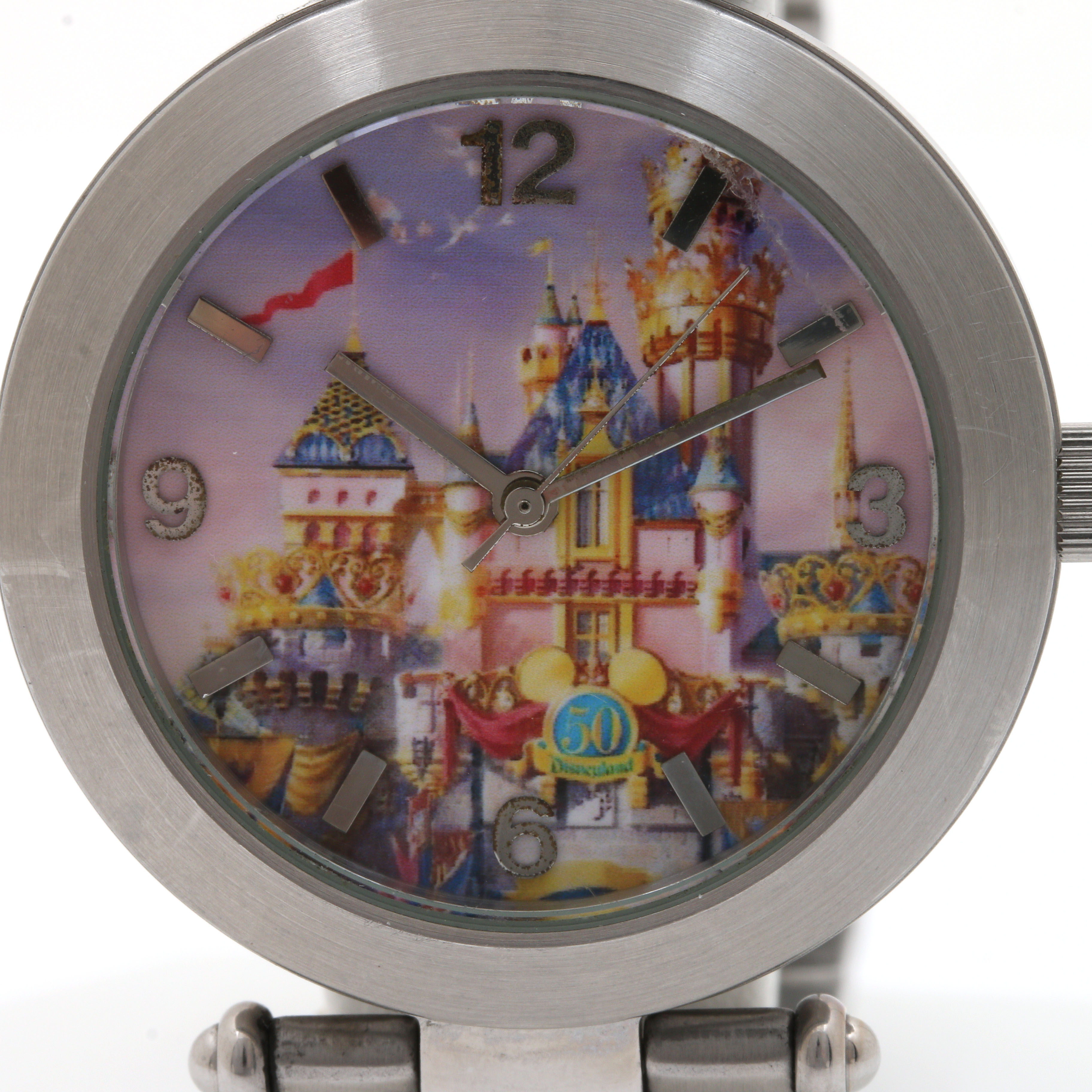 Disneyland 50 Resort Stainless Steel Link Watch