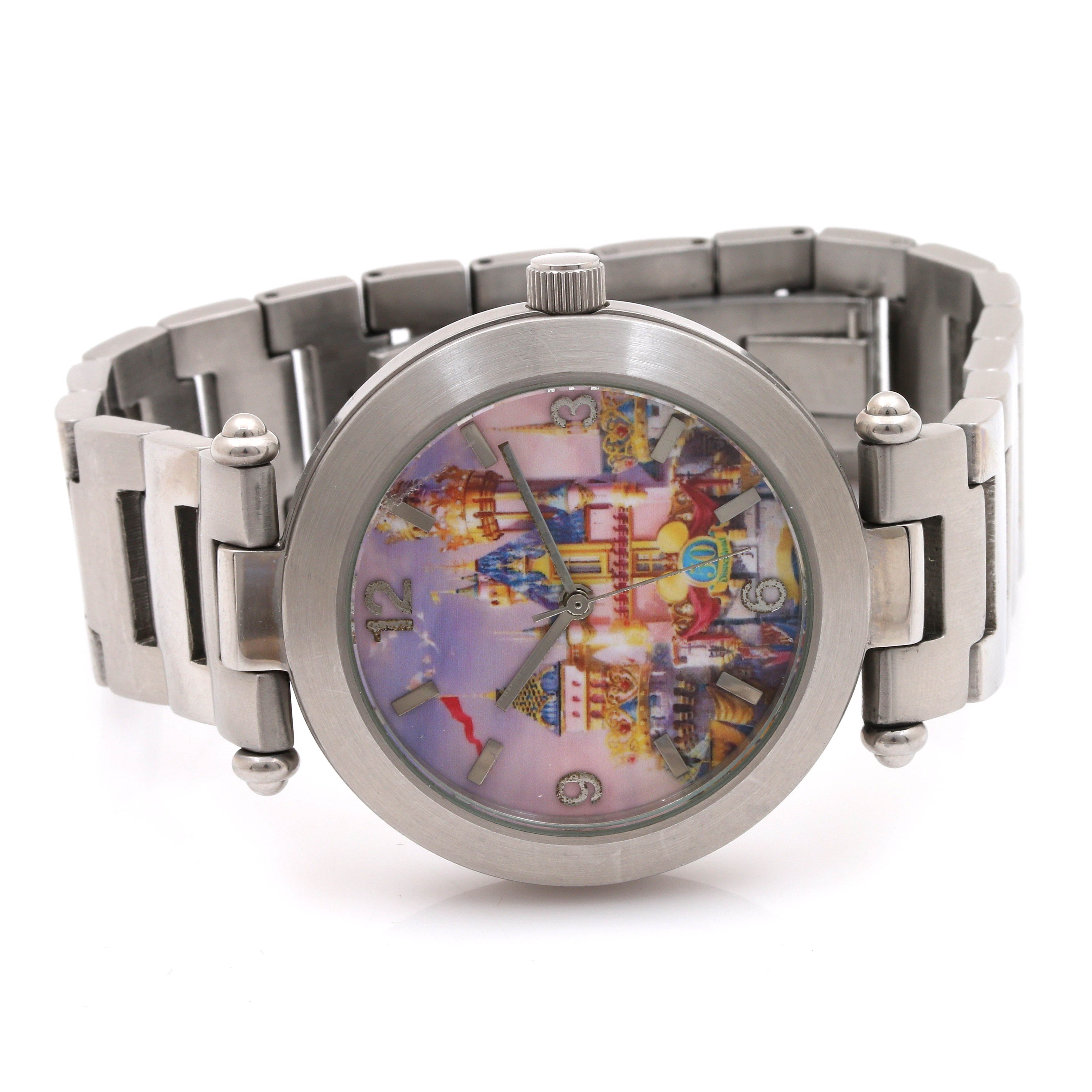 Disneyland 50 Resort Stainless Steel Link Watch