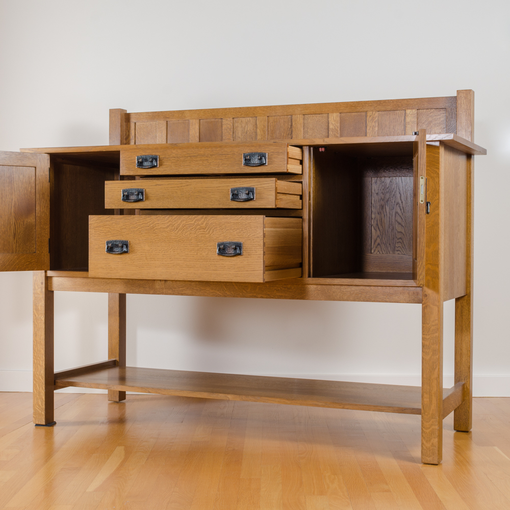 Mission Style Oak Sideboard by Stickley