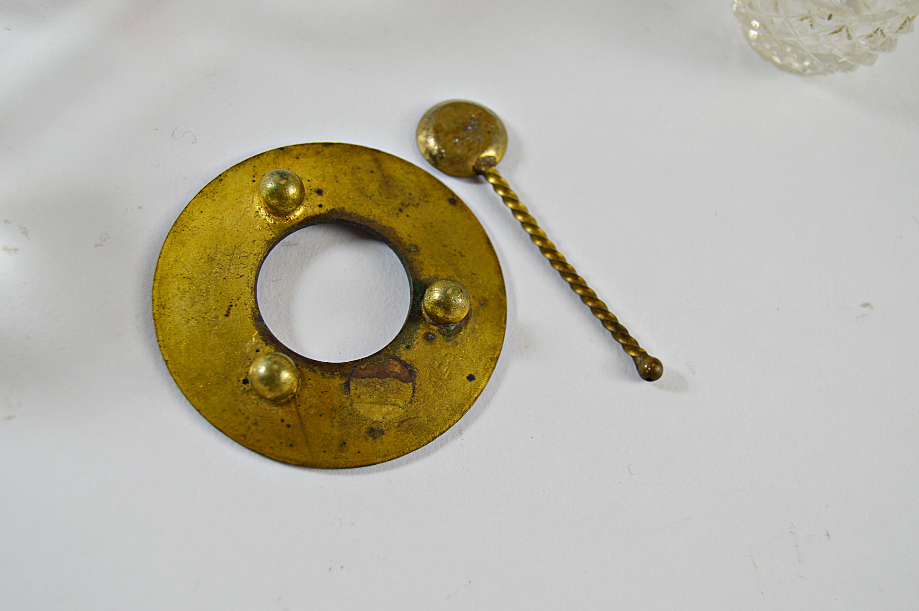 Antique Glassware and China with Gillinder Jar with Lion, Moser Bohemian Goblet