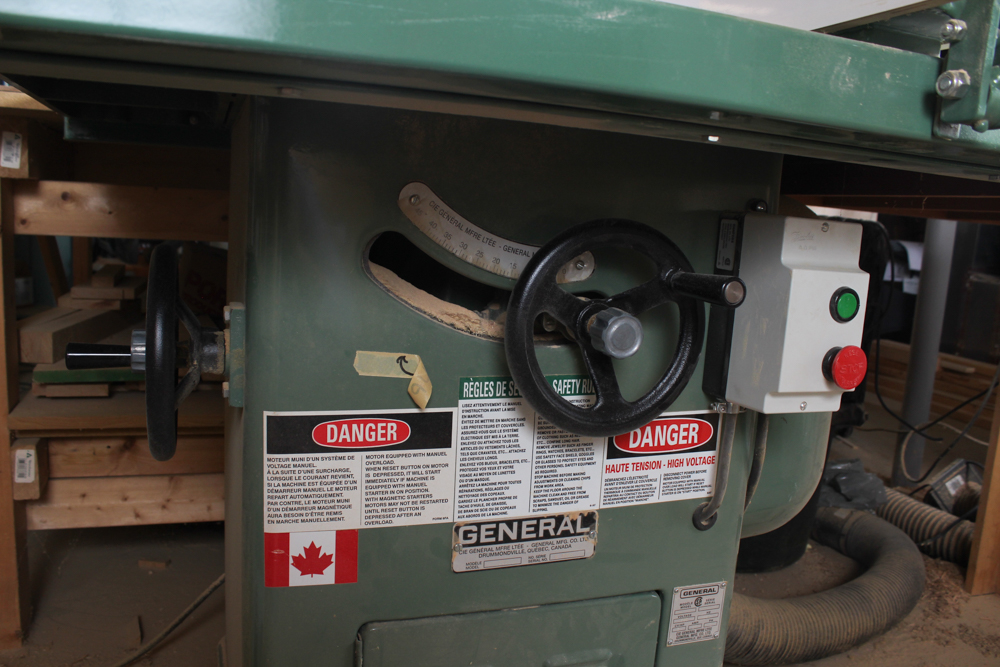 General Model 350 Table Saw