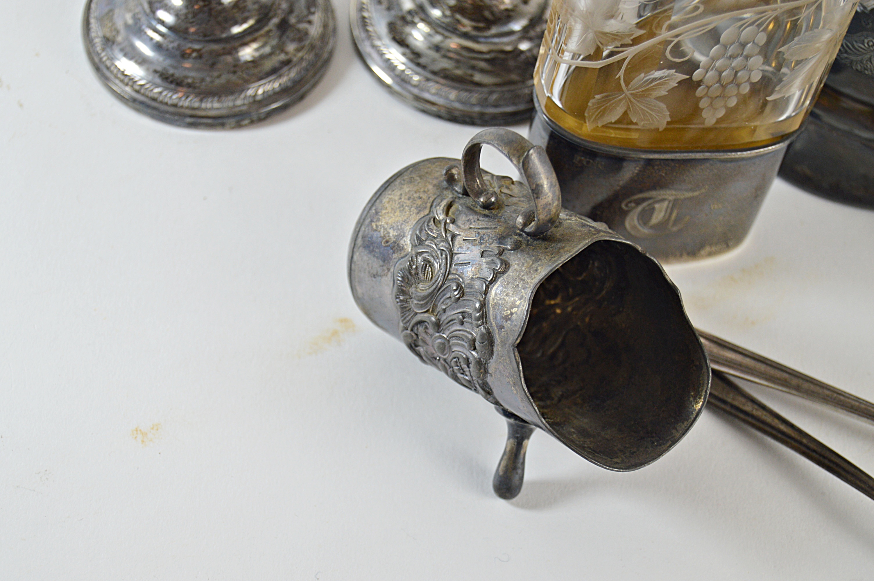 Antique Sterling Silver and Silver Plate Collectibles, Barware and Kitchenalia