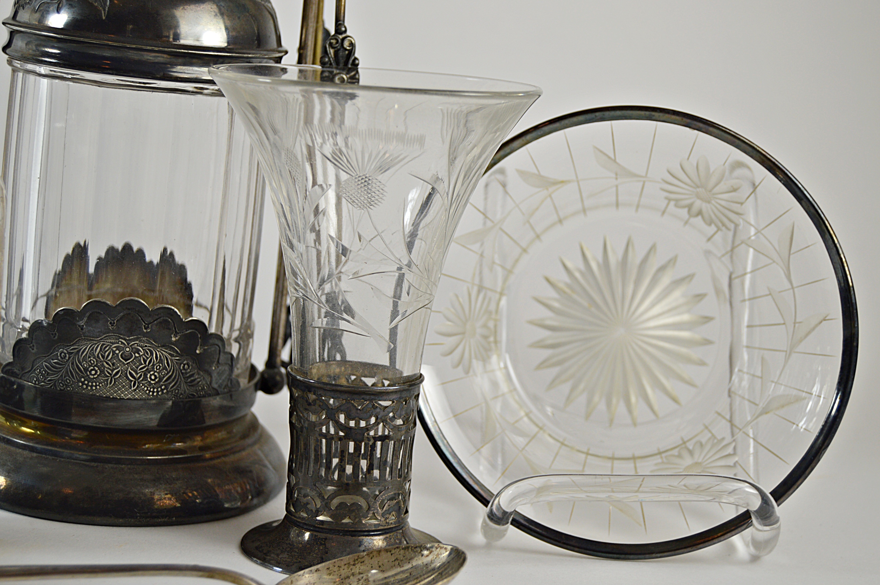 Antique Sterling Silver and Silver Plate Collectibles, Barware and Kitchenalia