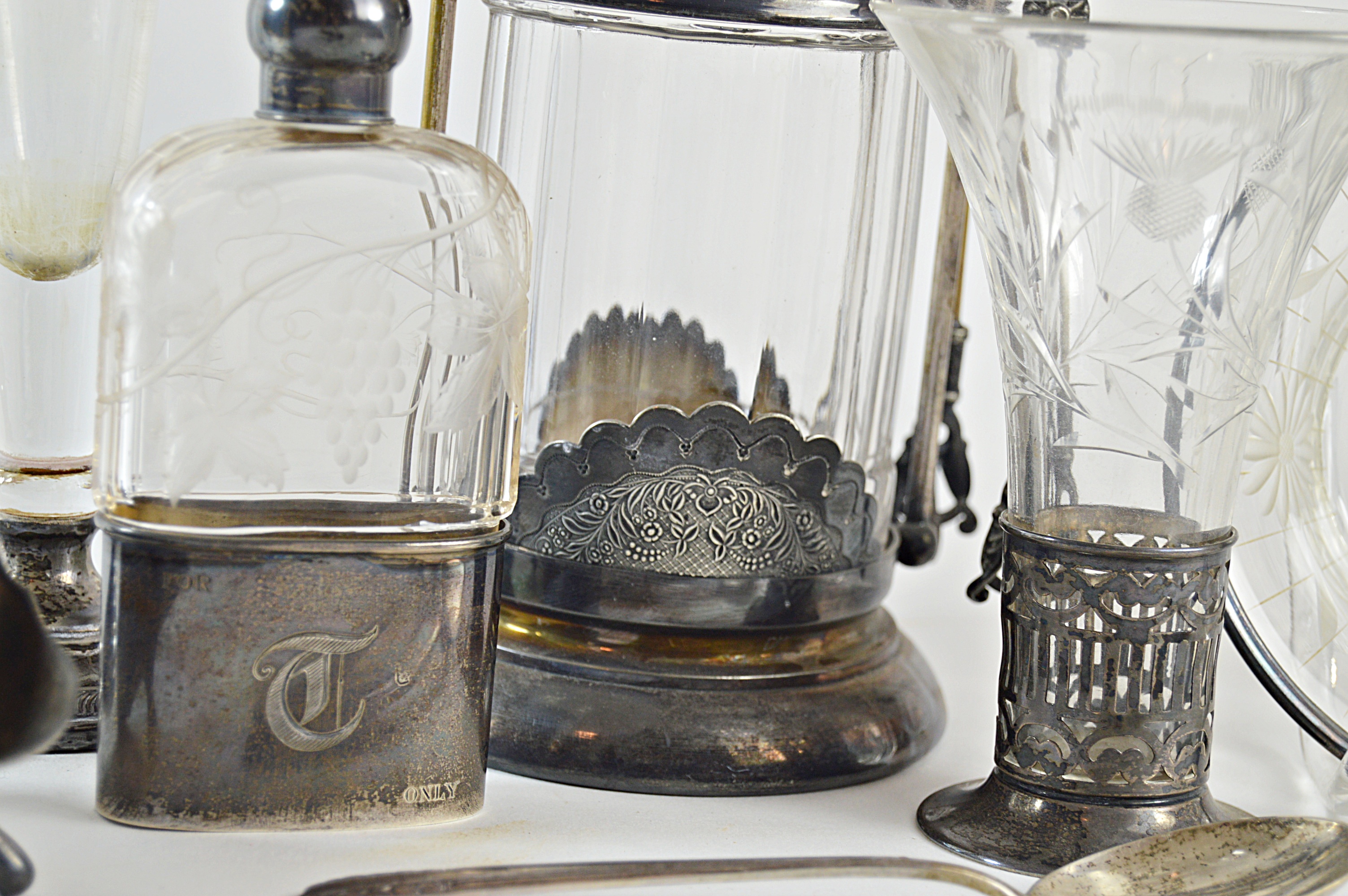 Antique Sterling Silver and Silver Plate Collectibles, Barware and Kitchenalia