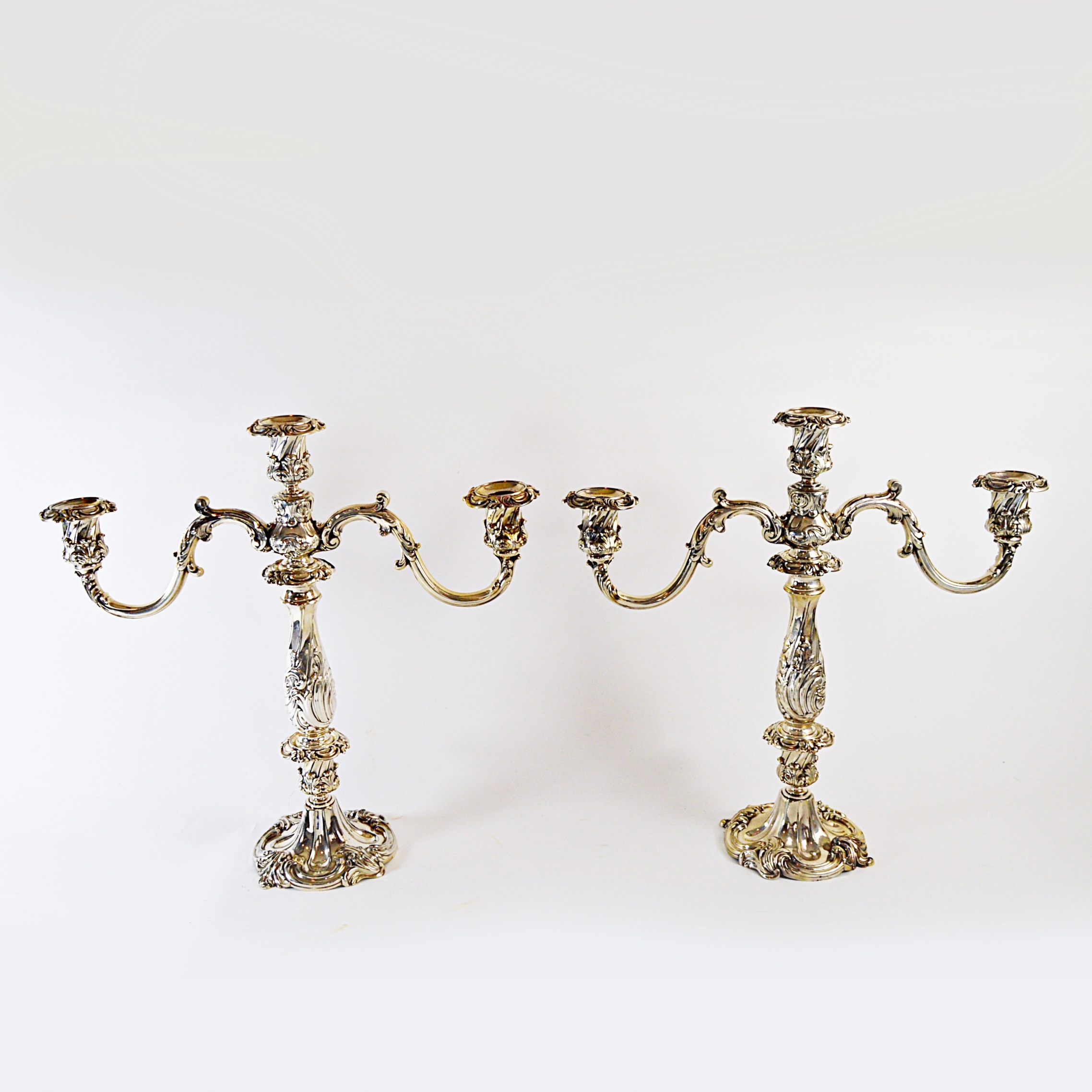 Reed & Barton Silver Plate Candelabra