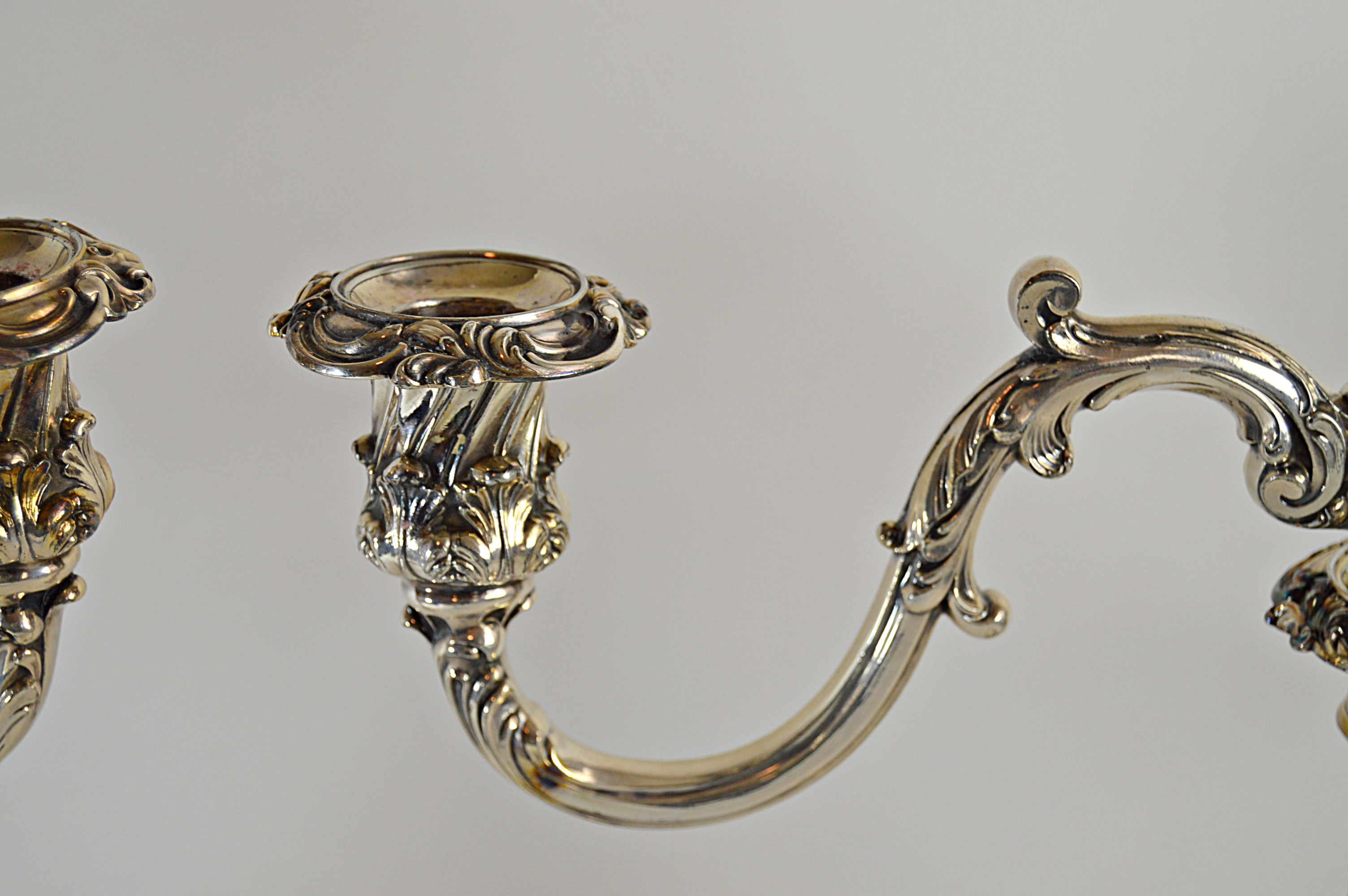 Reed & Barton Silver Plate Candelabra