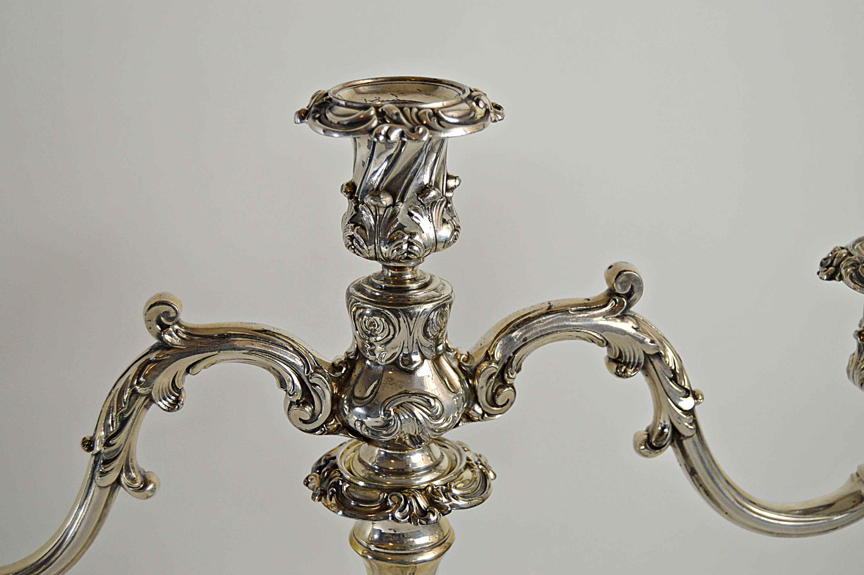 Reed & Barton Silver Plate Candelabra