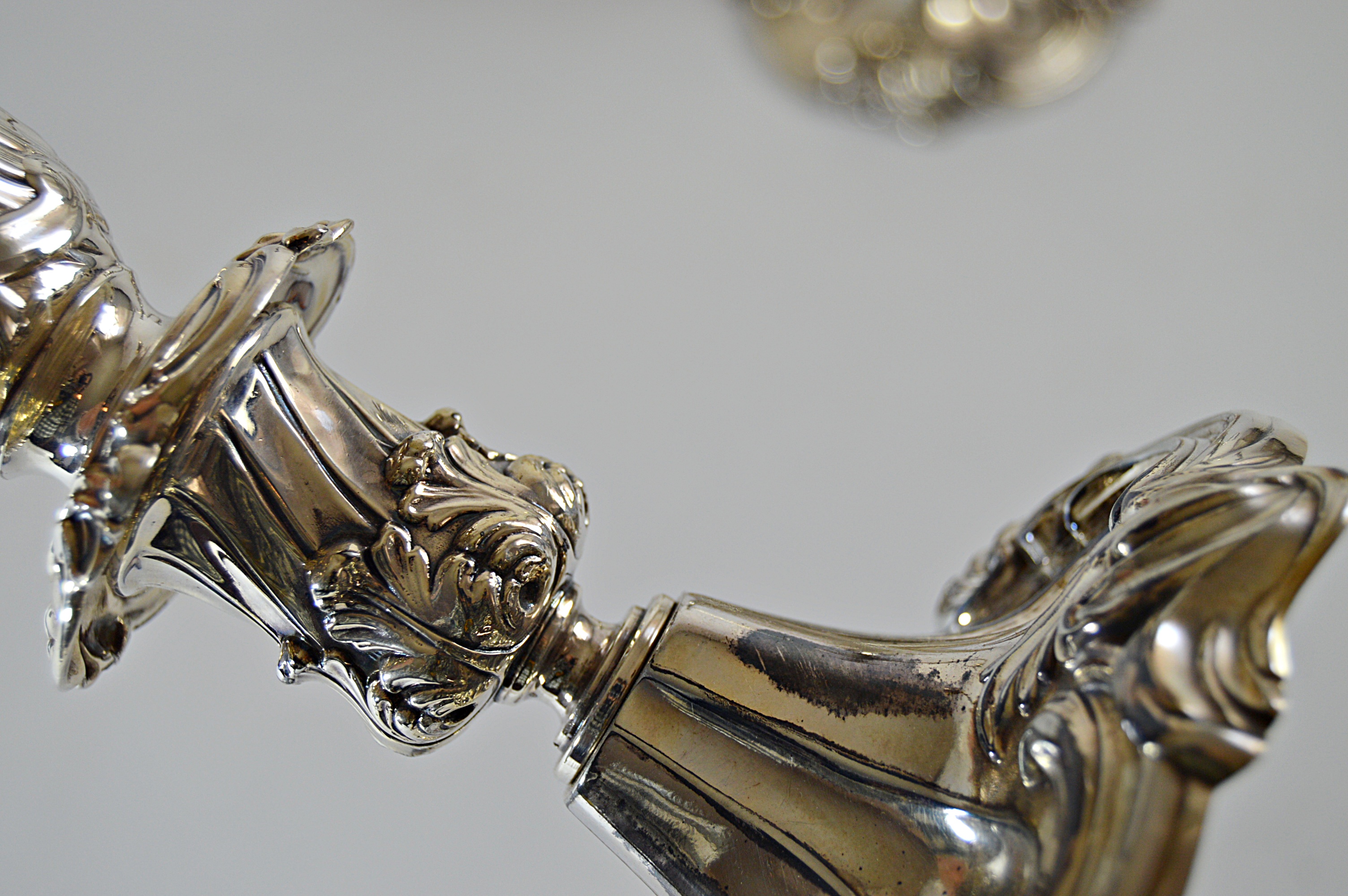 Reed & Barton Silver Plate Candelabra