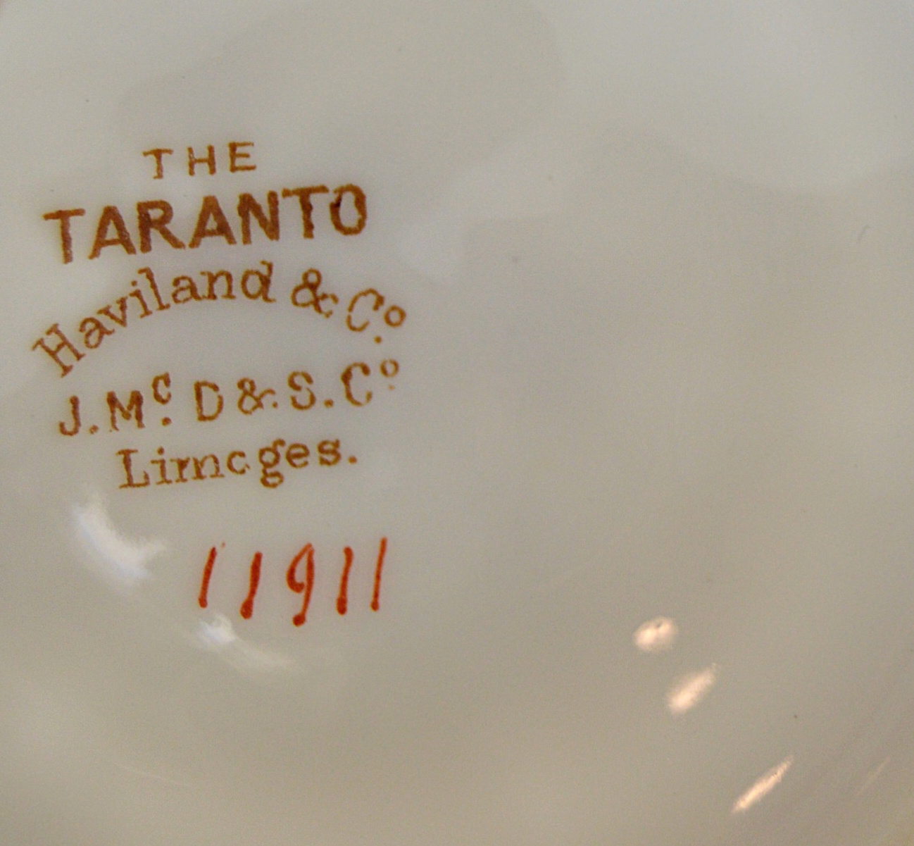 Antique Haviland Limoges "The Taranto" Porcelain Chocolate Set