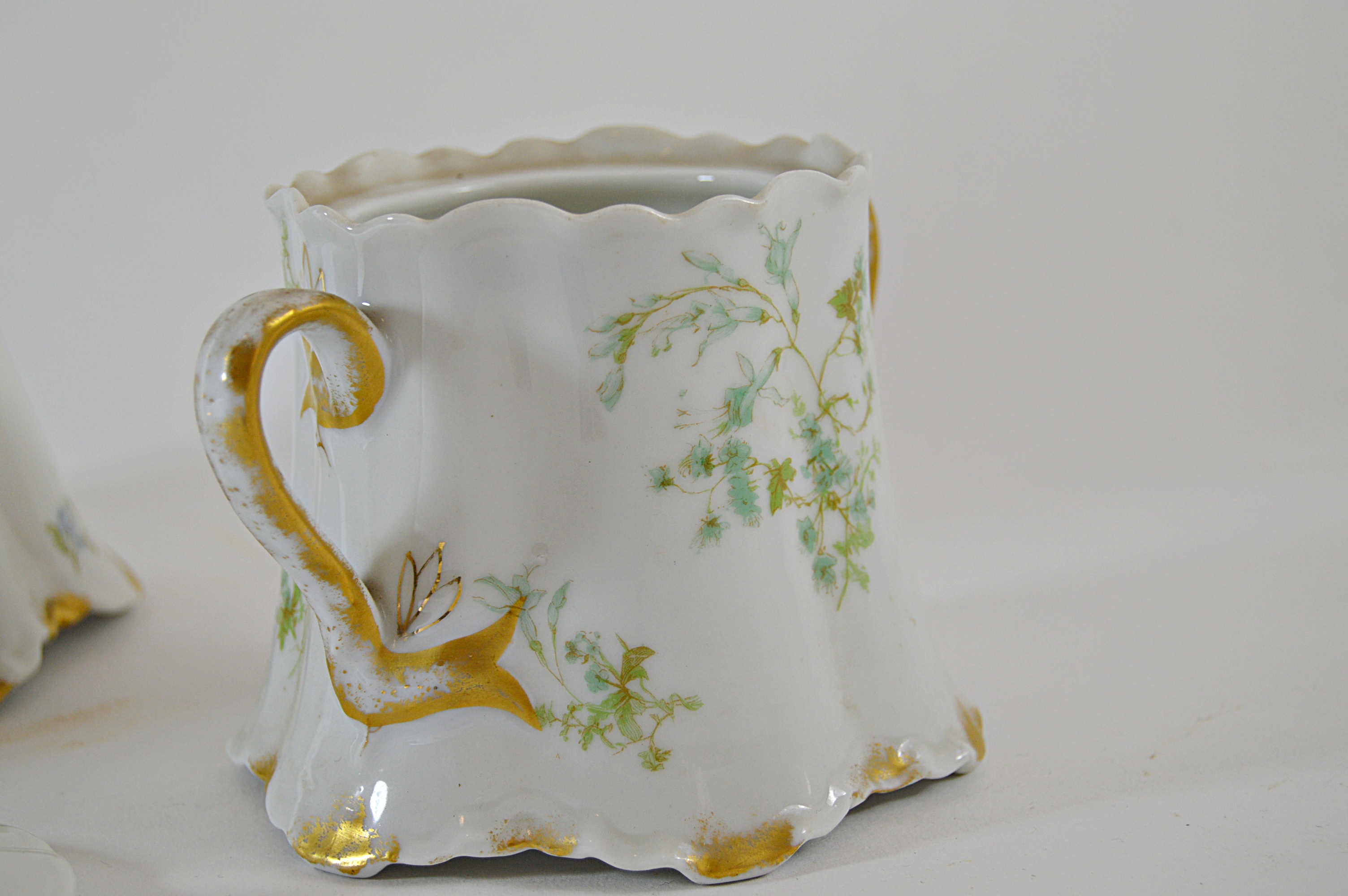 Antique Haviland Limoges "The Taranto" Porcelain Chocolate Set