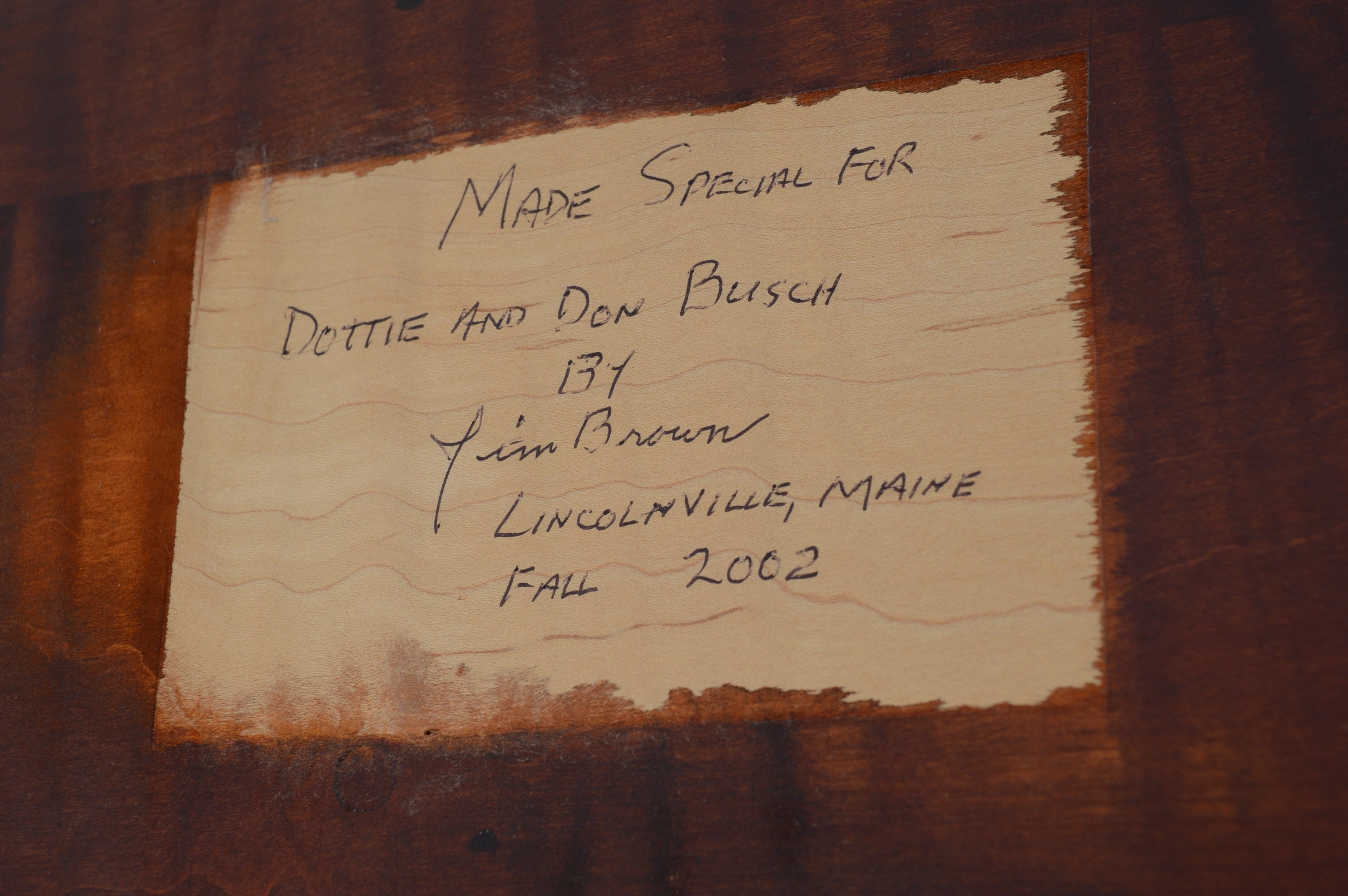 Hand Crafted Windsor Chair  by J. Brown of Maine